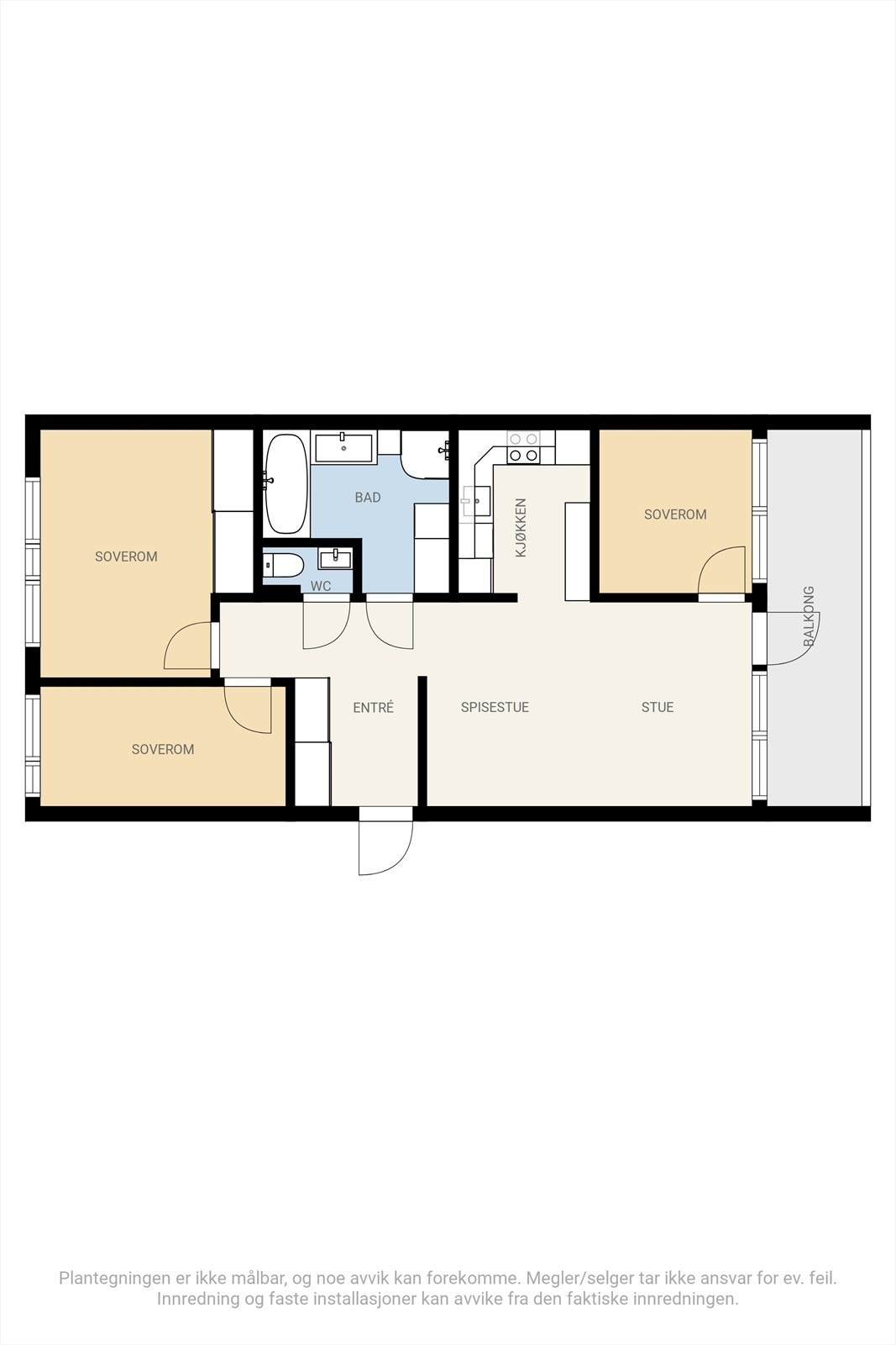 Plantegning Galleribilde