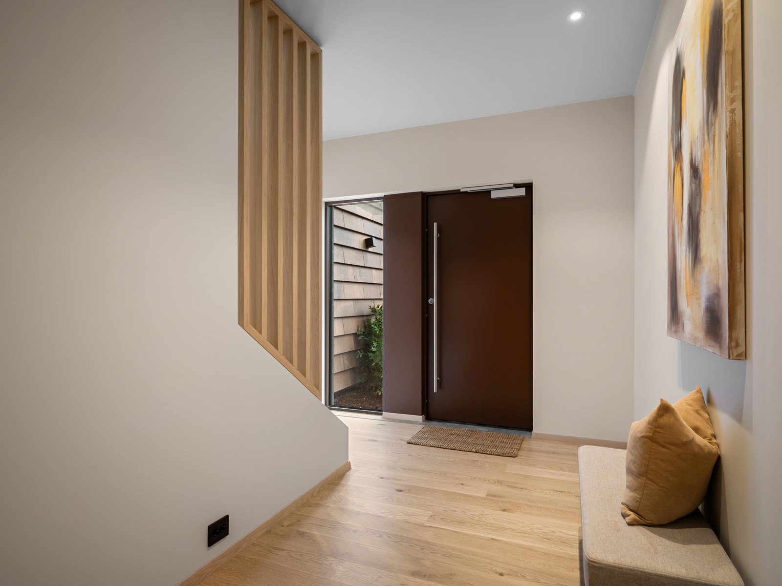 Hovedinngangen gir et staselig og godt førsteinntrykk Galleribilde