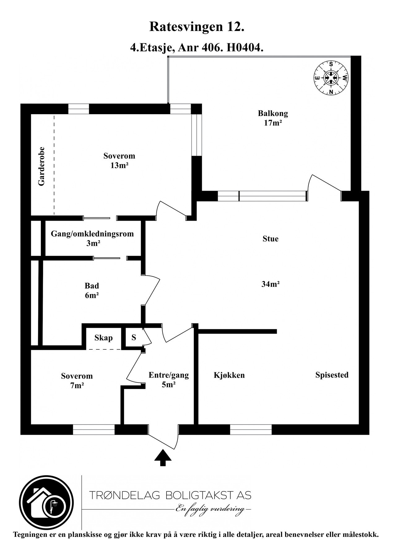 Planskisse. Galleribilde