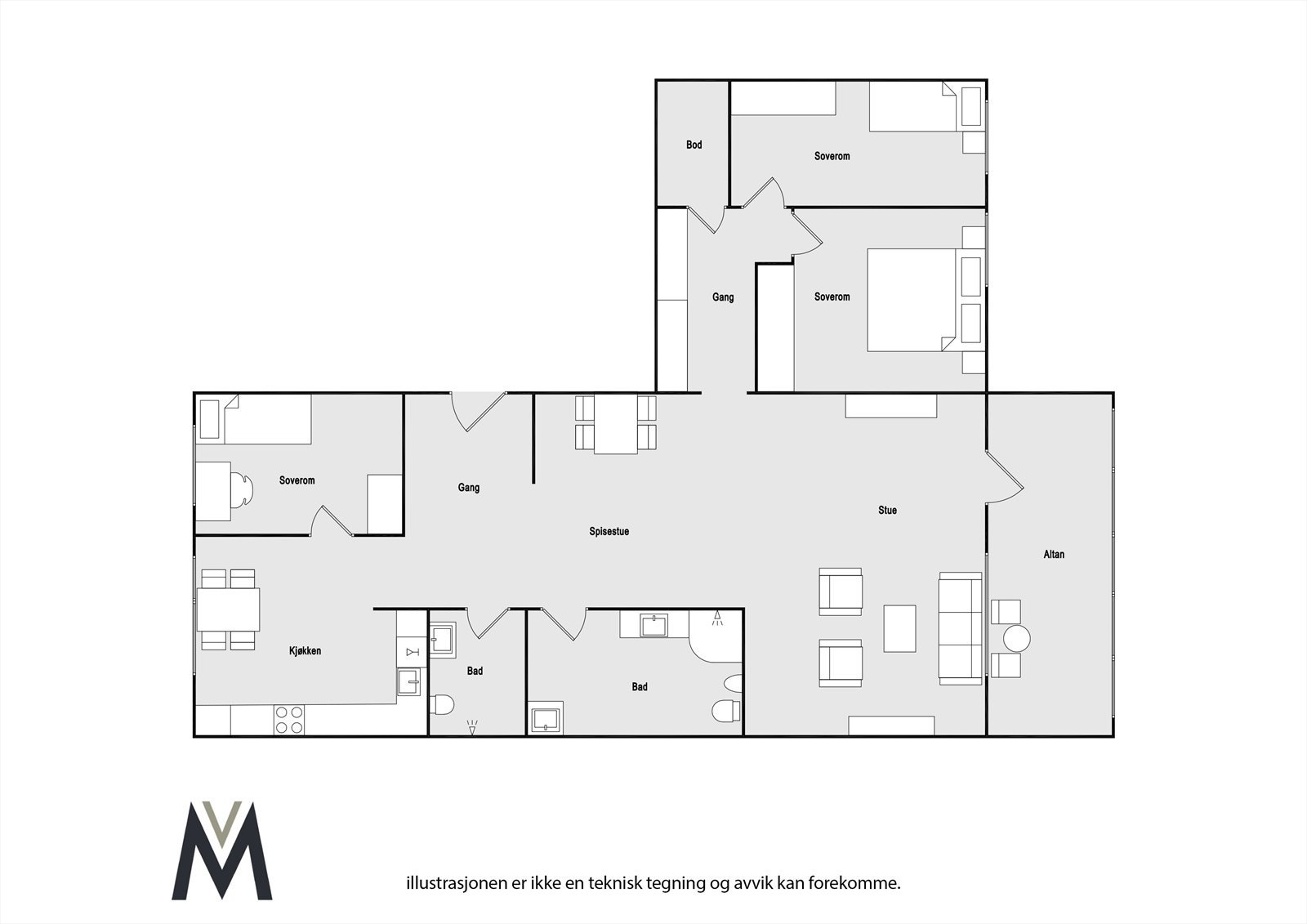 Plantegning. Galleribilde