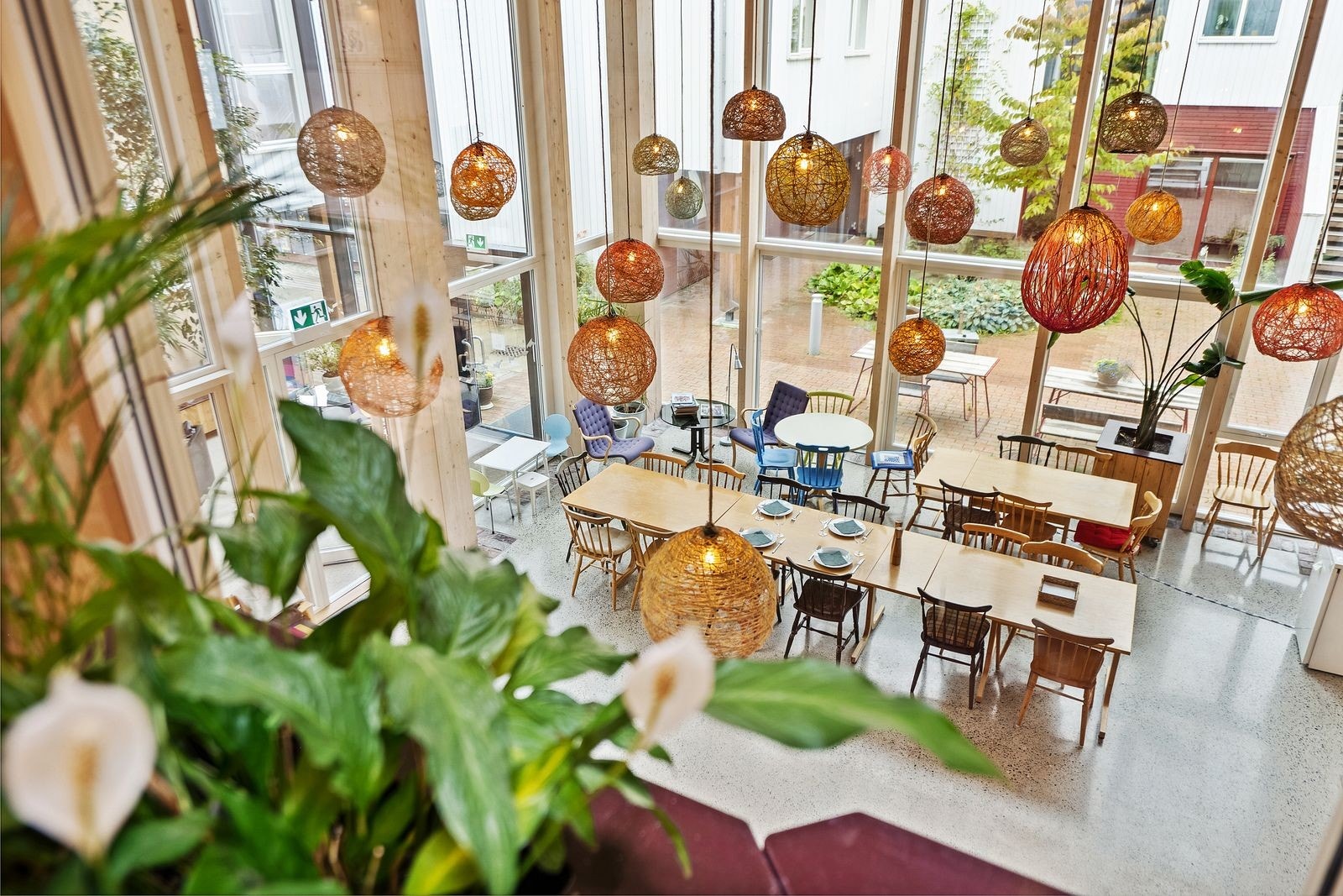 Her kan man nyte måltid med gode naboer Galleribilde