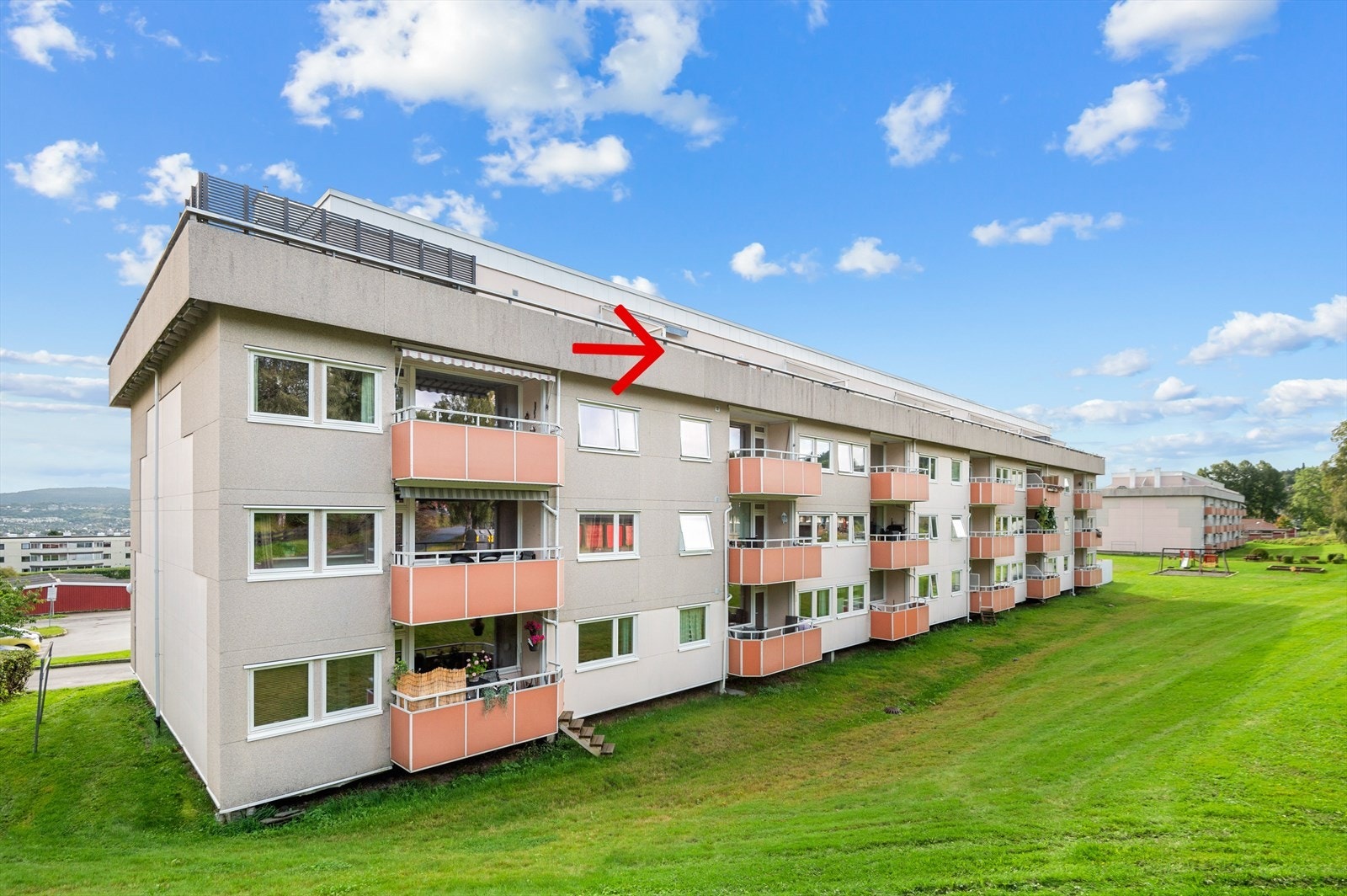 Leiligheten ligger i et rolig og familievennlig område. Galleribilde