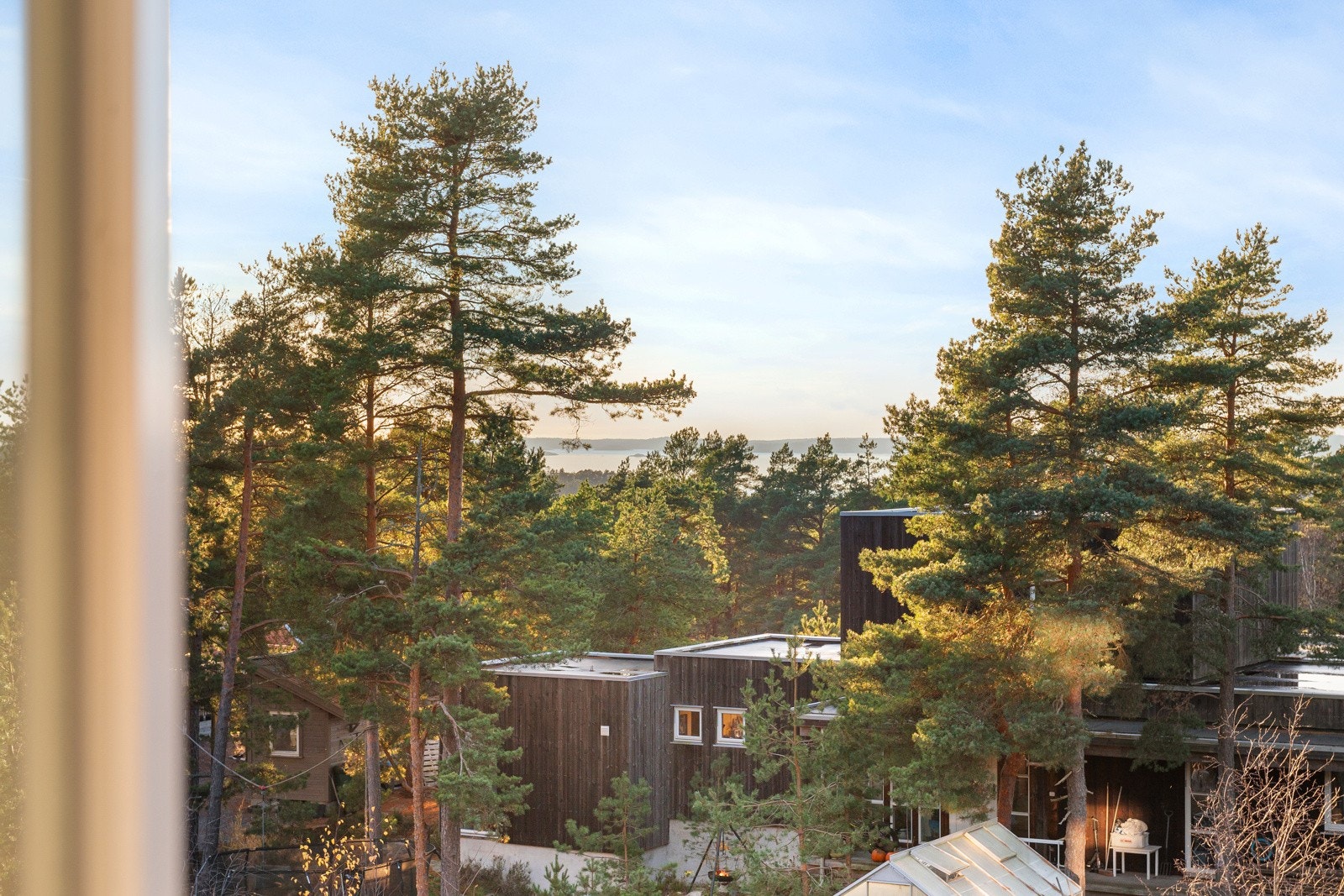 Utsikt mot fjorden. Galleribilde