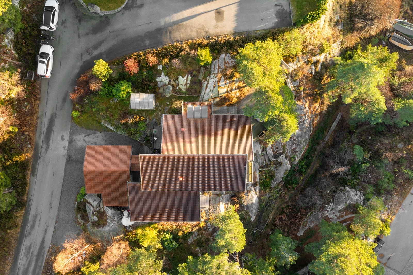 Oversiktsbilde over eiendommen. Galleribilde