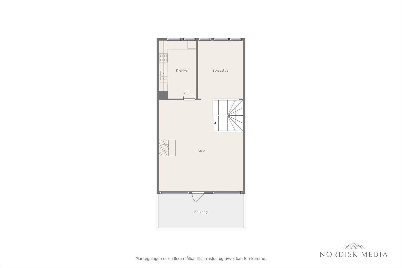 2D planskisse - 2. etg. Galleribilde