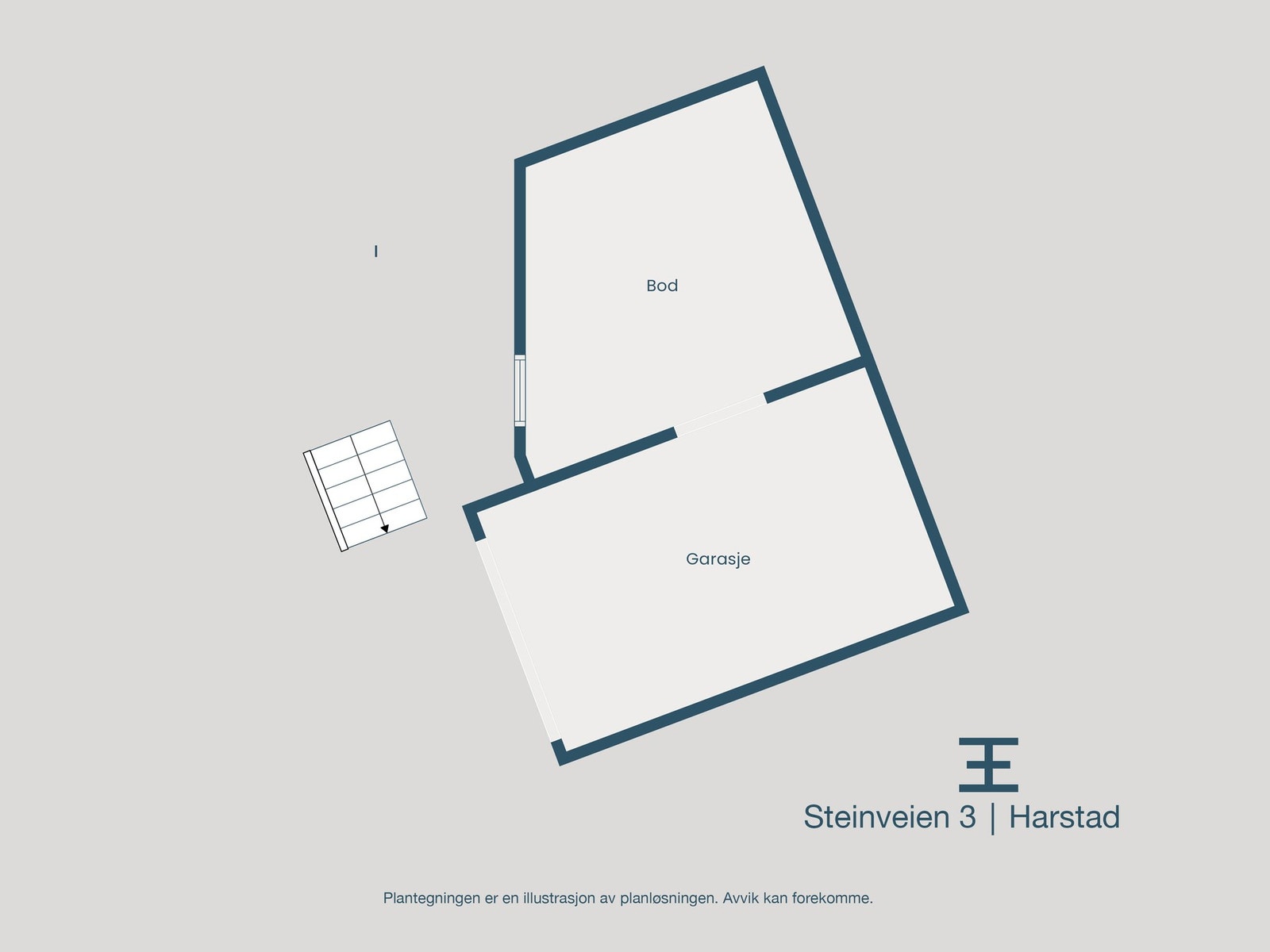 Plantegning garasje Galleribilde