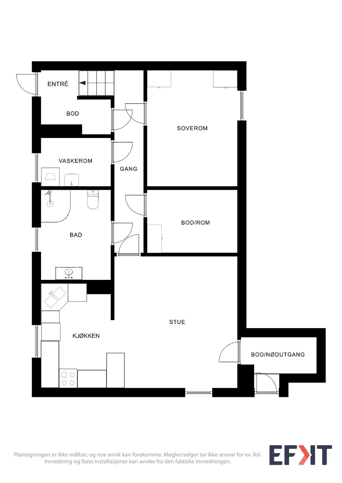 Plantegning Galleribilde