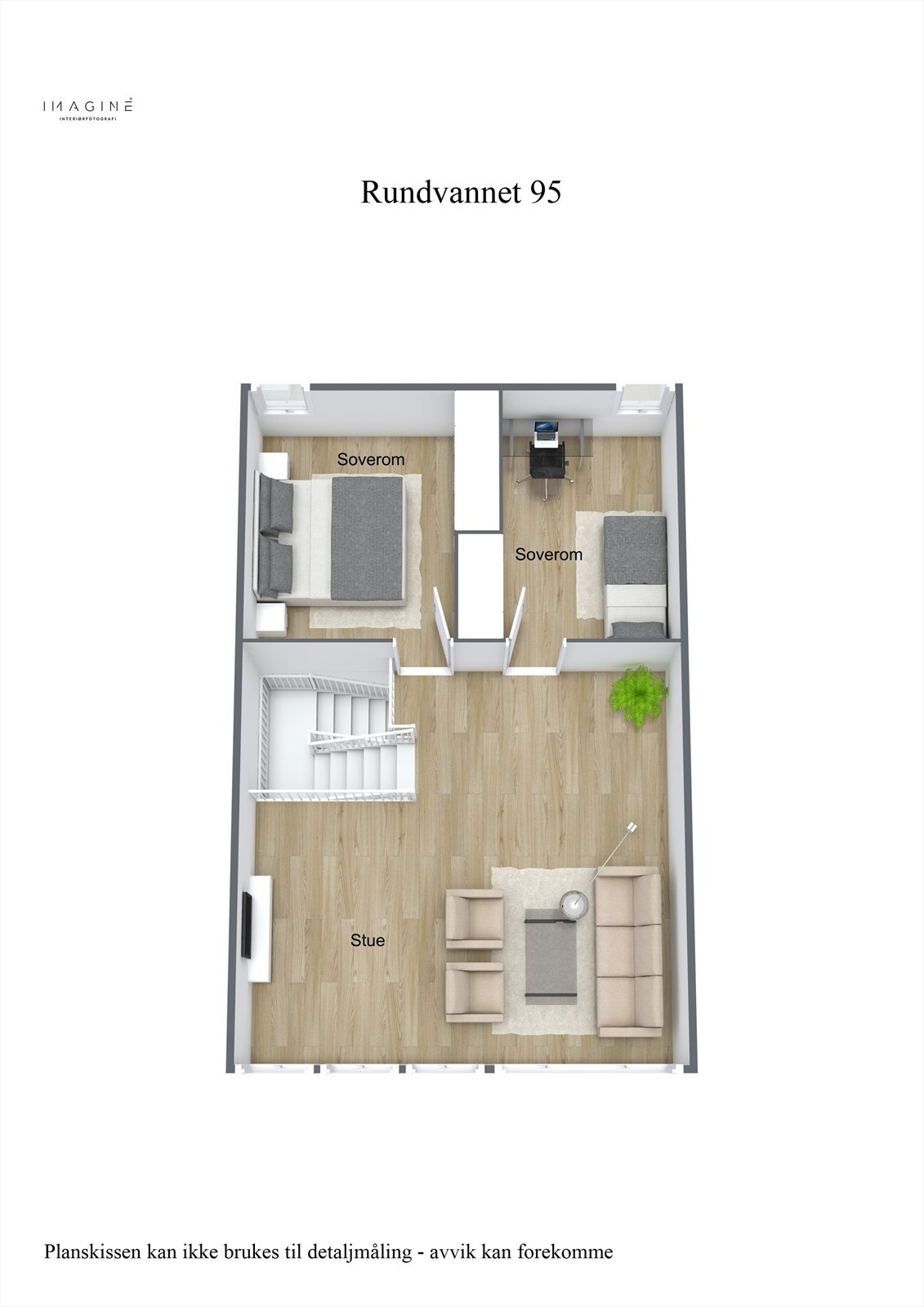 Planskisse 2. etasje. Galleribilde