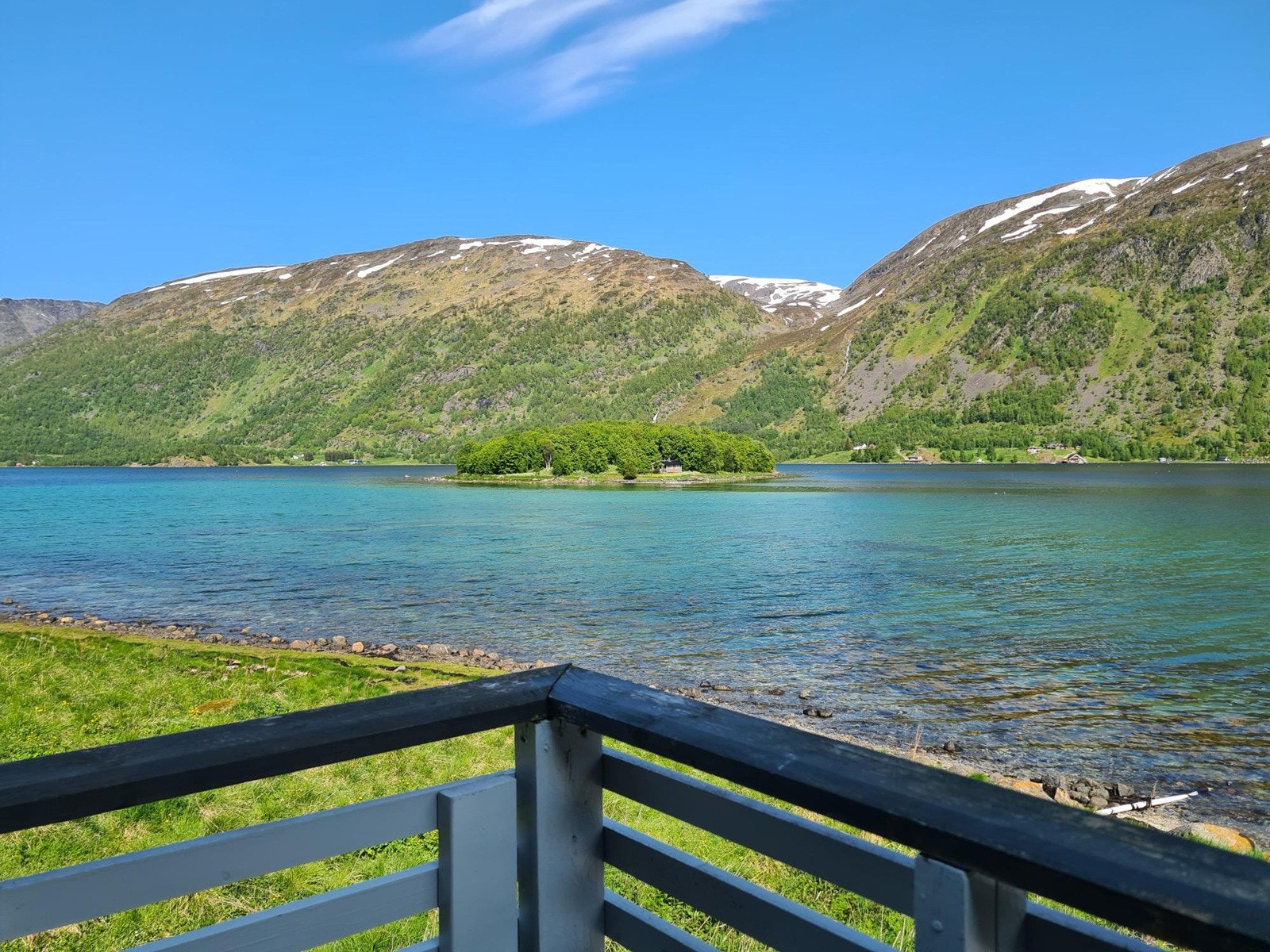Utsikt fra terrassen Galleribilde