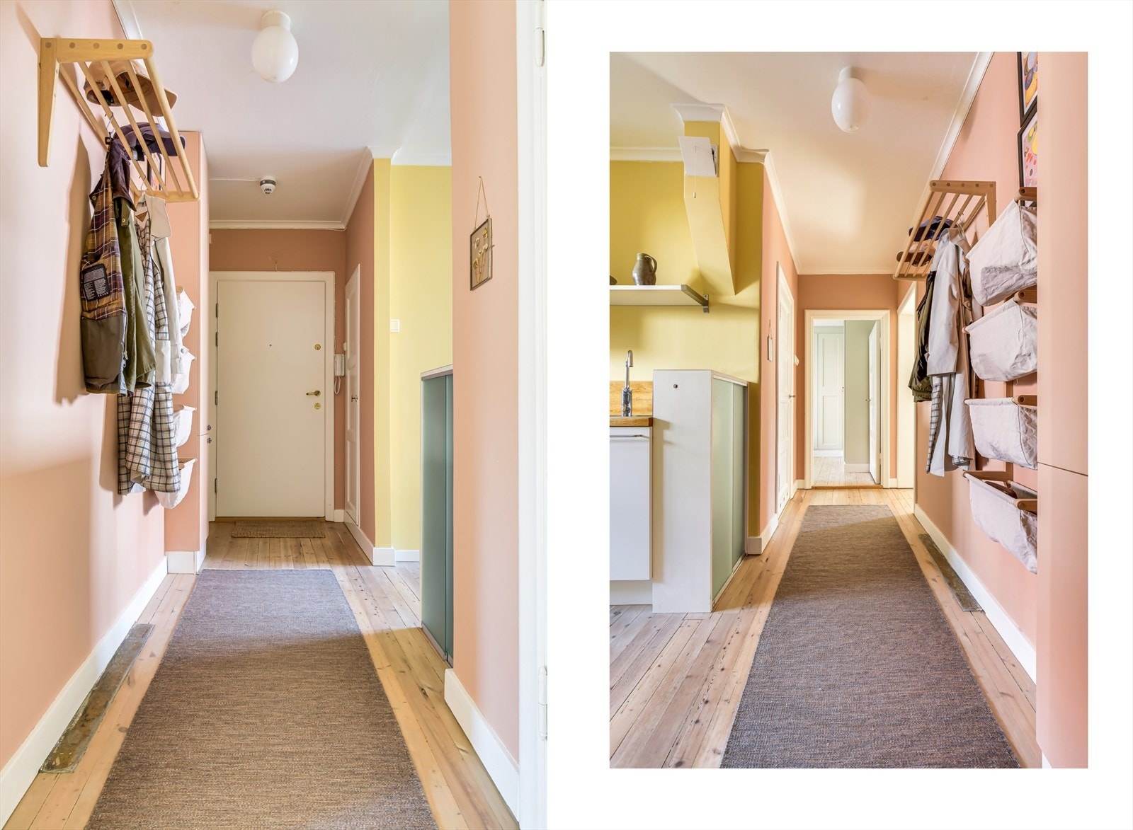 I entréen er det praktisk liten bod for oppbevaring, i tillegg til to eksterne boder Galleribilde