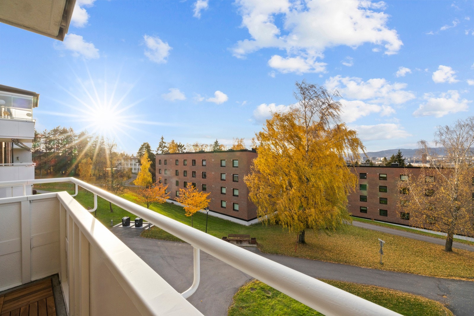 Det er flott utsikt fra leiligheten! Galleribilde