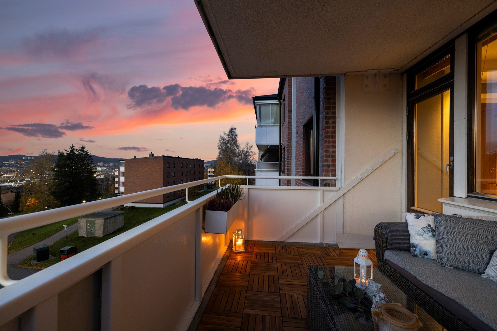 Lun kveldsstemning Galleribilde