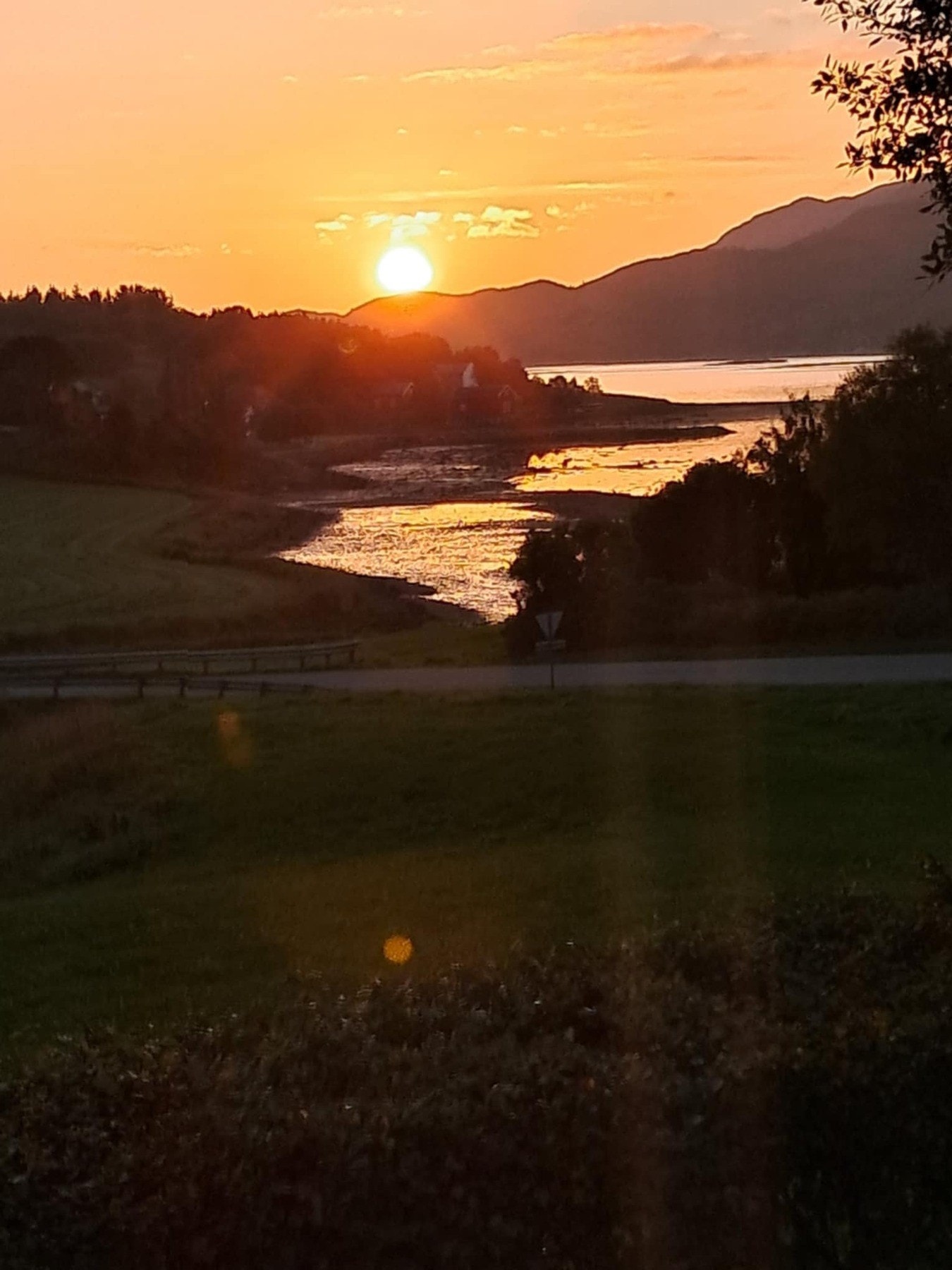 Solnedgang Galleribilde