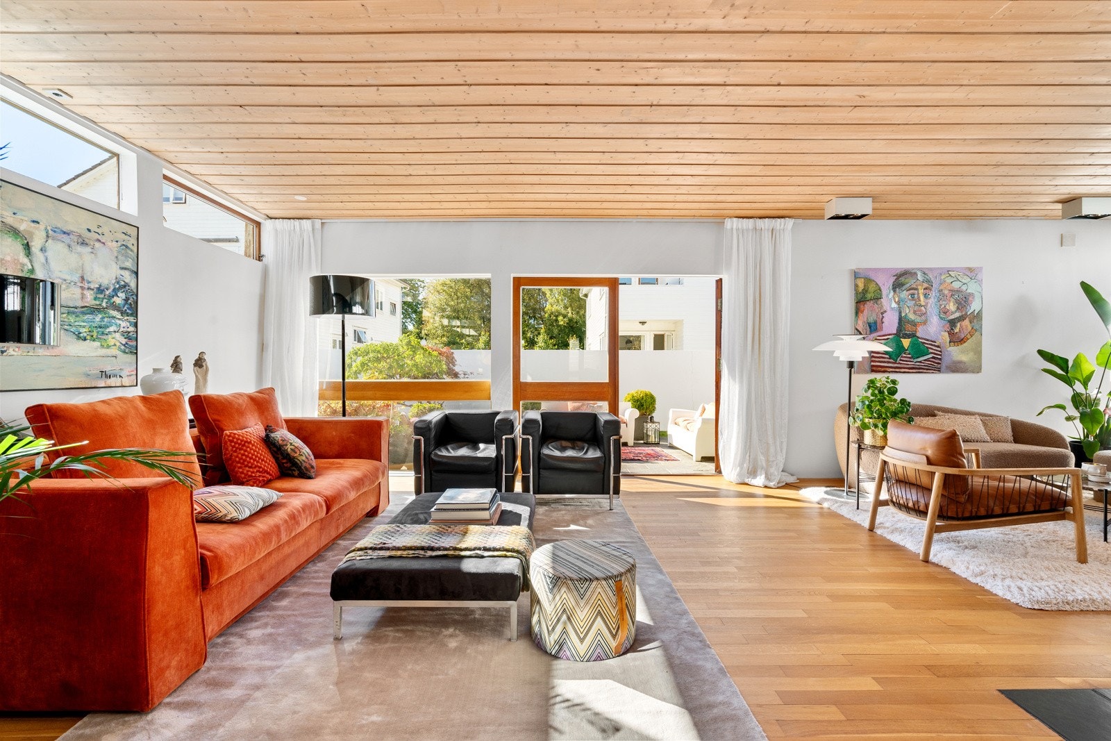 Boligen har en spennende, men også svært funksjonell arkitektur. Galleribilde