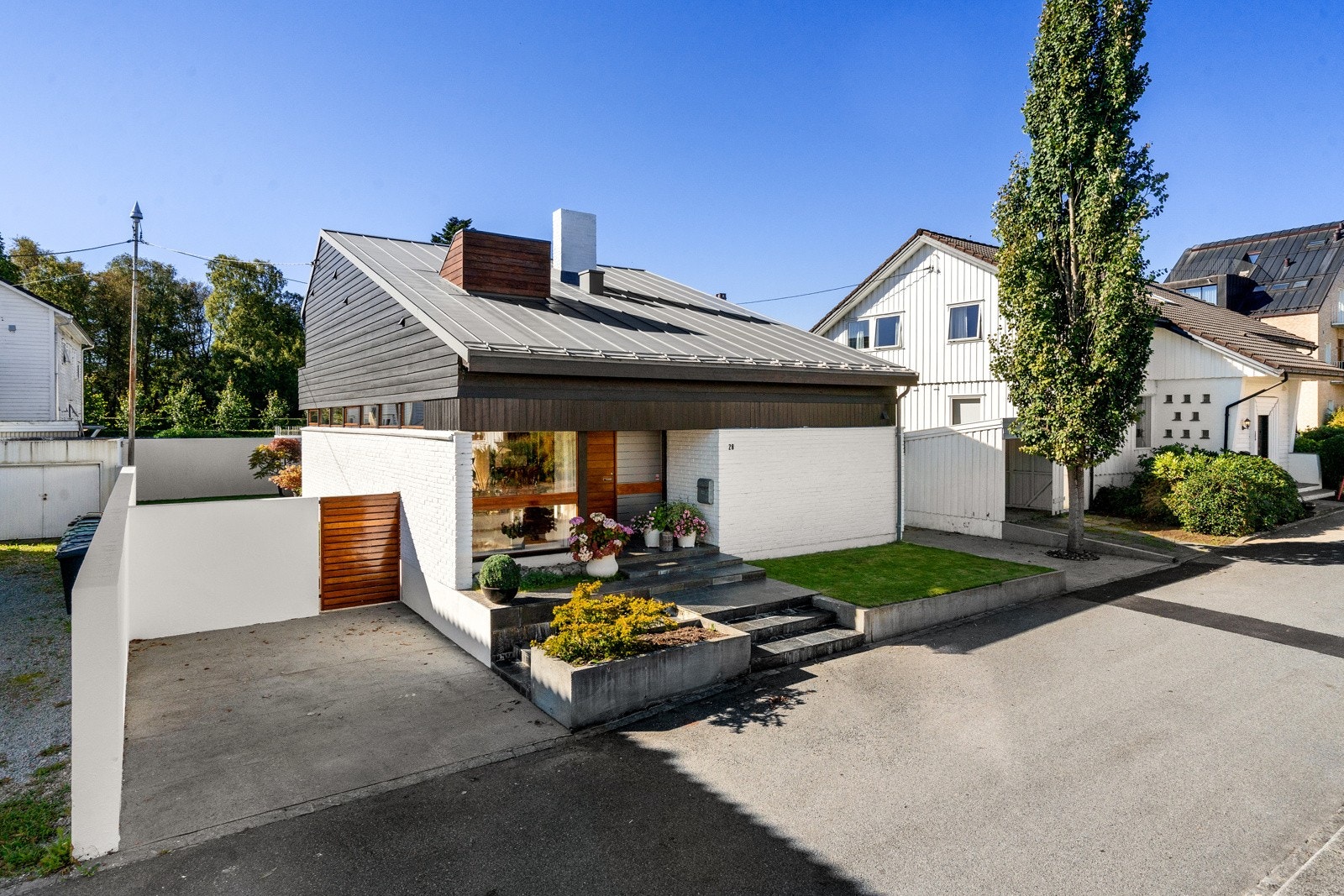 En lekker bolig med elegant og diskré uttrykk. Galleribilde