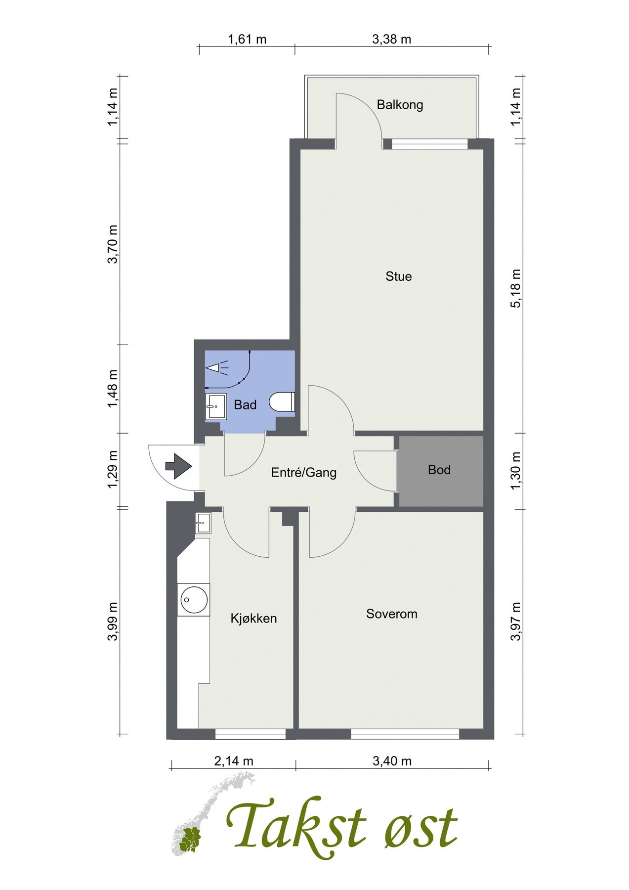 Original planløsning Galleribilde