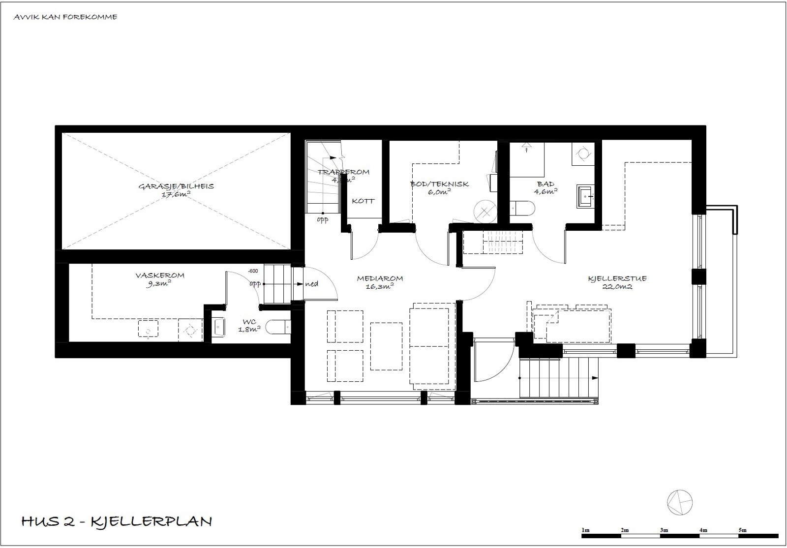 Plantegning u. etasje Galleribilde