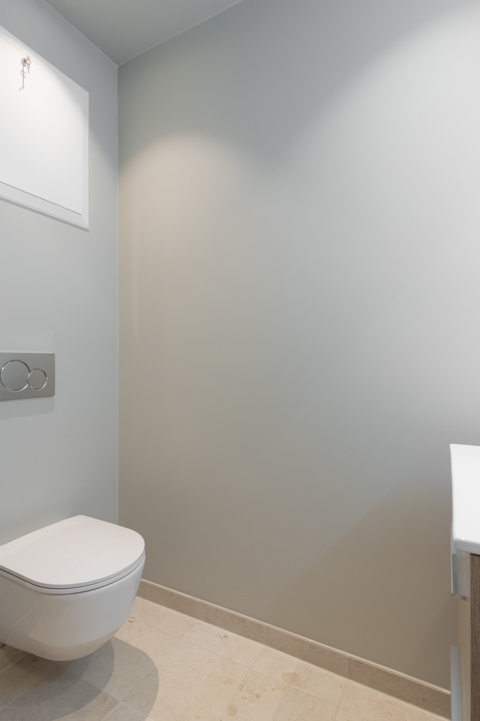 WC ved vaskerom Galleribilde