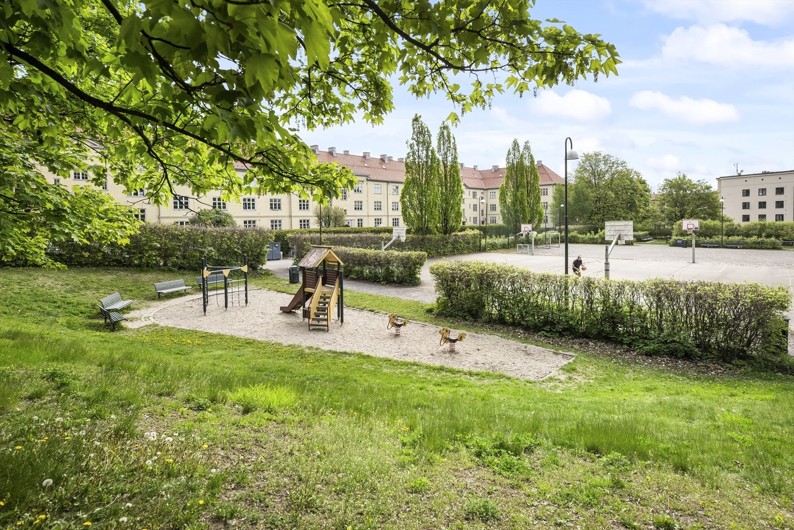 Bydelen kan by på flere fantastiske grøntområder som Iladalen, Bjølsenparken, Geitmyra skolehager og -gård, Akerselva Miljøpark, Myraløkka og Voldsløkka. Galleribilde