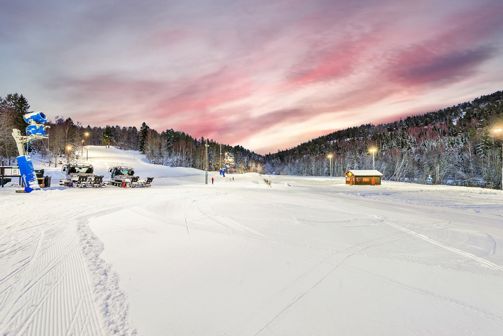 Vinterstid er det fantastiske skiløyper på Skullerud Skistadion, og videre inn i marka. Galleribilde
