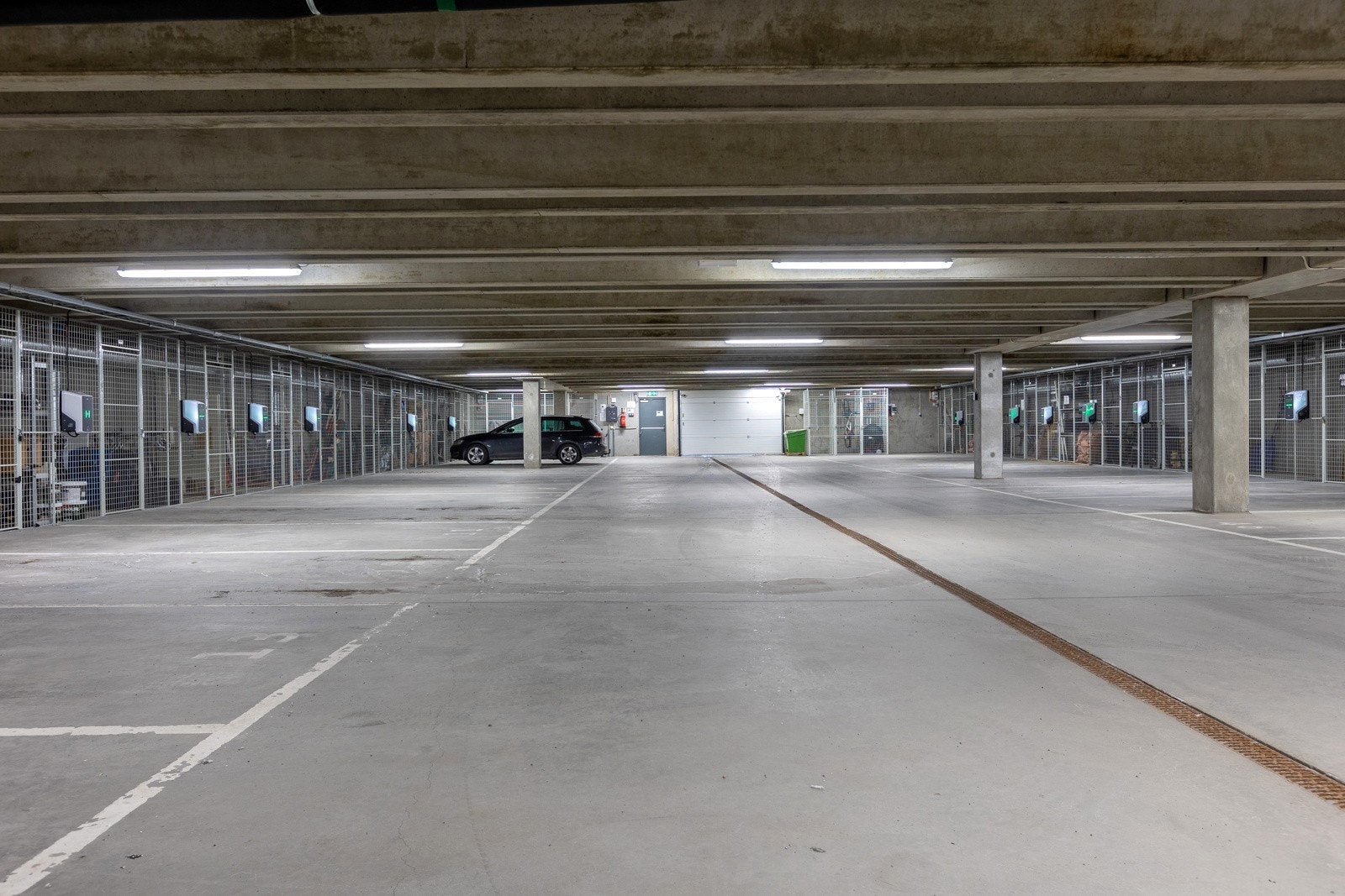 Garasjeanlegg. Galleribilde