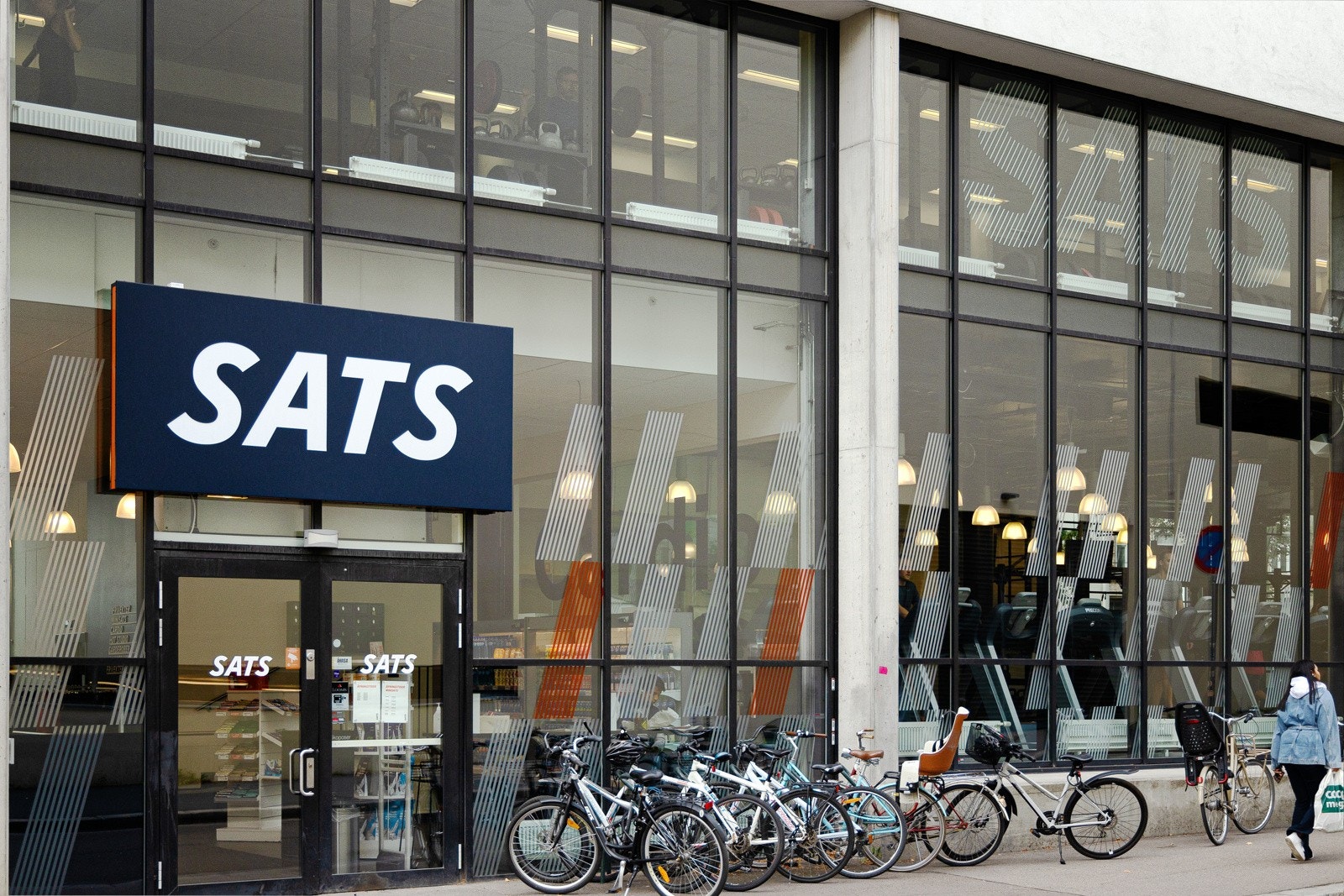 SATS på Bislett finner etter en kort spasertur fra leiligheten. Dette er en av flere store treningssentre i nærområdet. Galleribilde