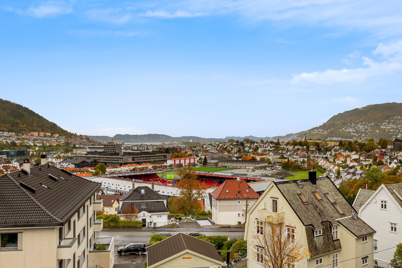 Utsikten fra andre etasje. Galleribilde