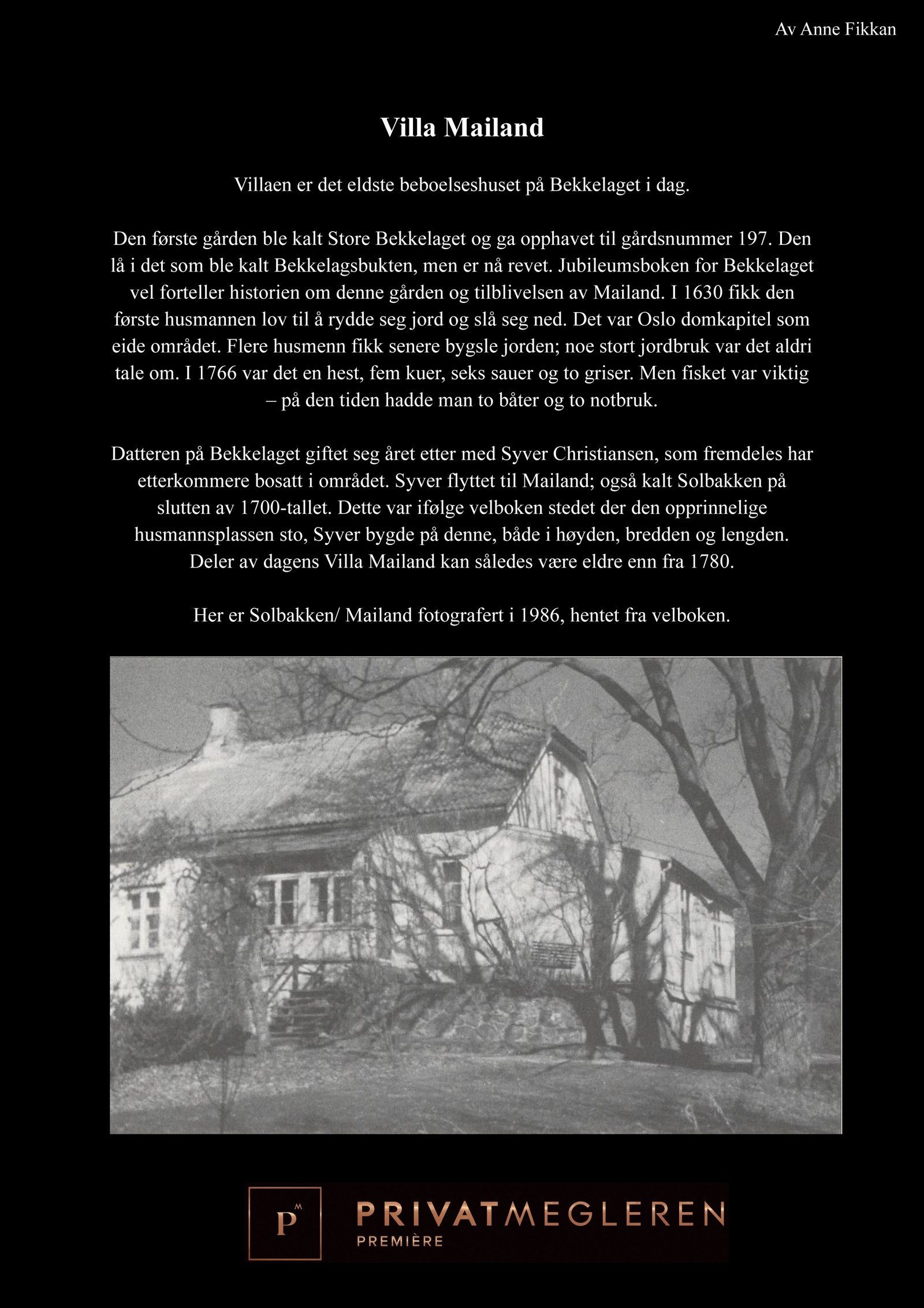 Villa Mailand Galleribilde