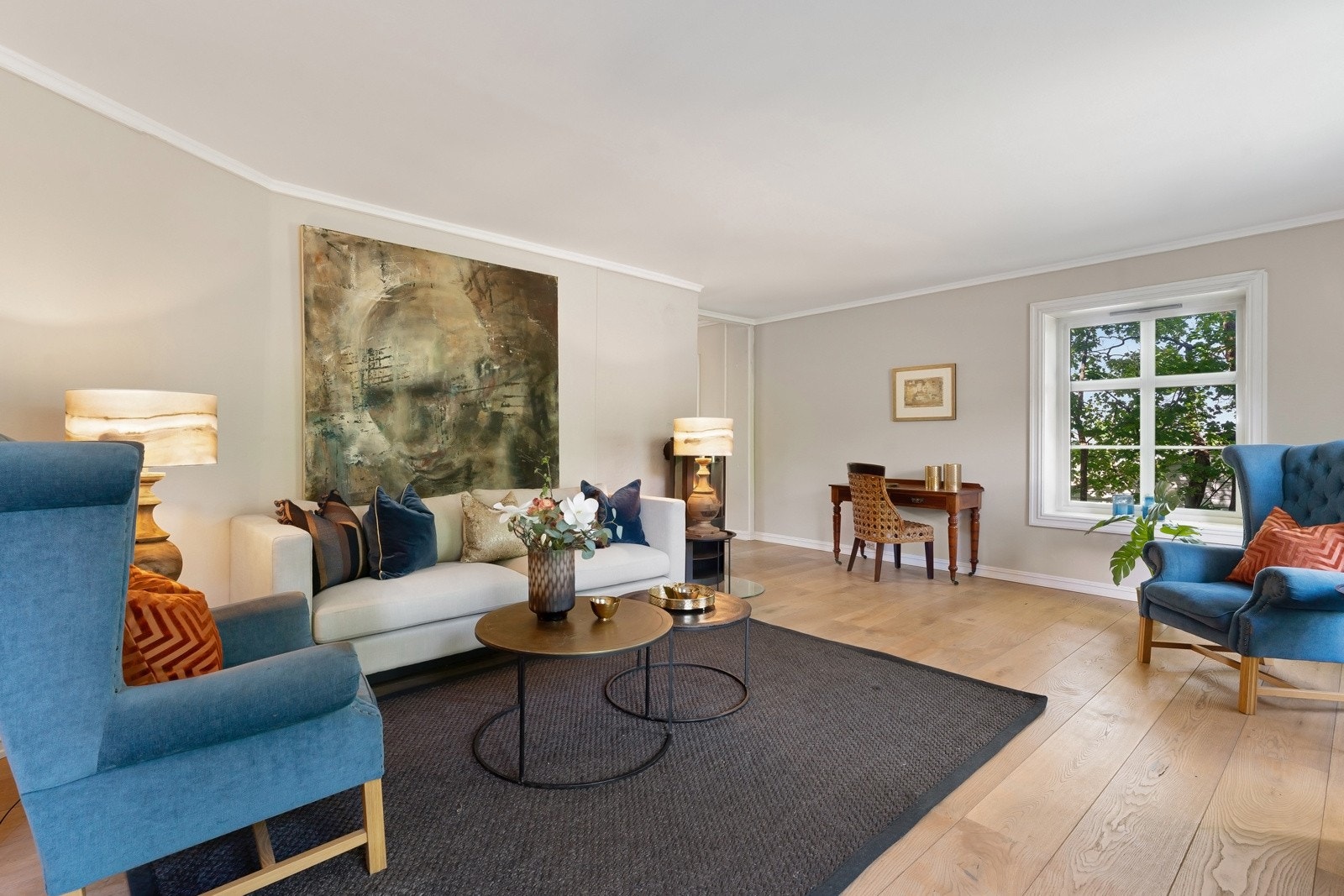 Det er inngang til kjøkkene fra den en stuen Galleribilde