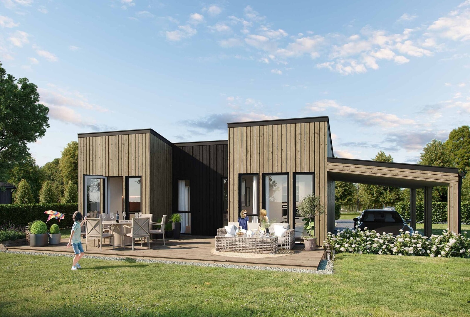 Prosjektert enebolig med sentral og attraktiv beliggenhet i Selbu sentrum. Boligen vil fremstå som pen og moderne. Galleribilde