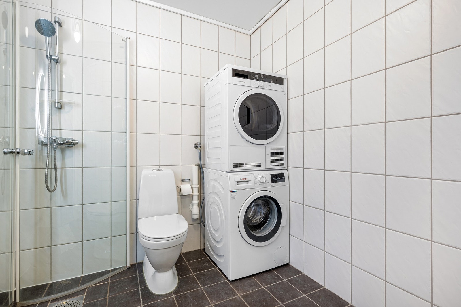 Her er det også opplegg for vaskemaskin. Galleribilde