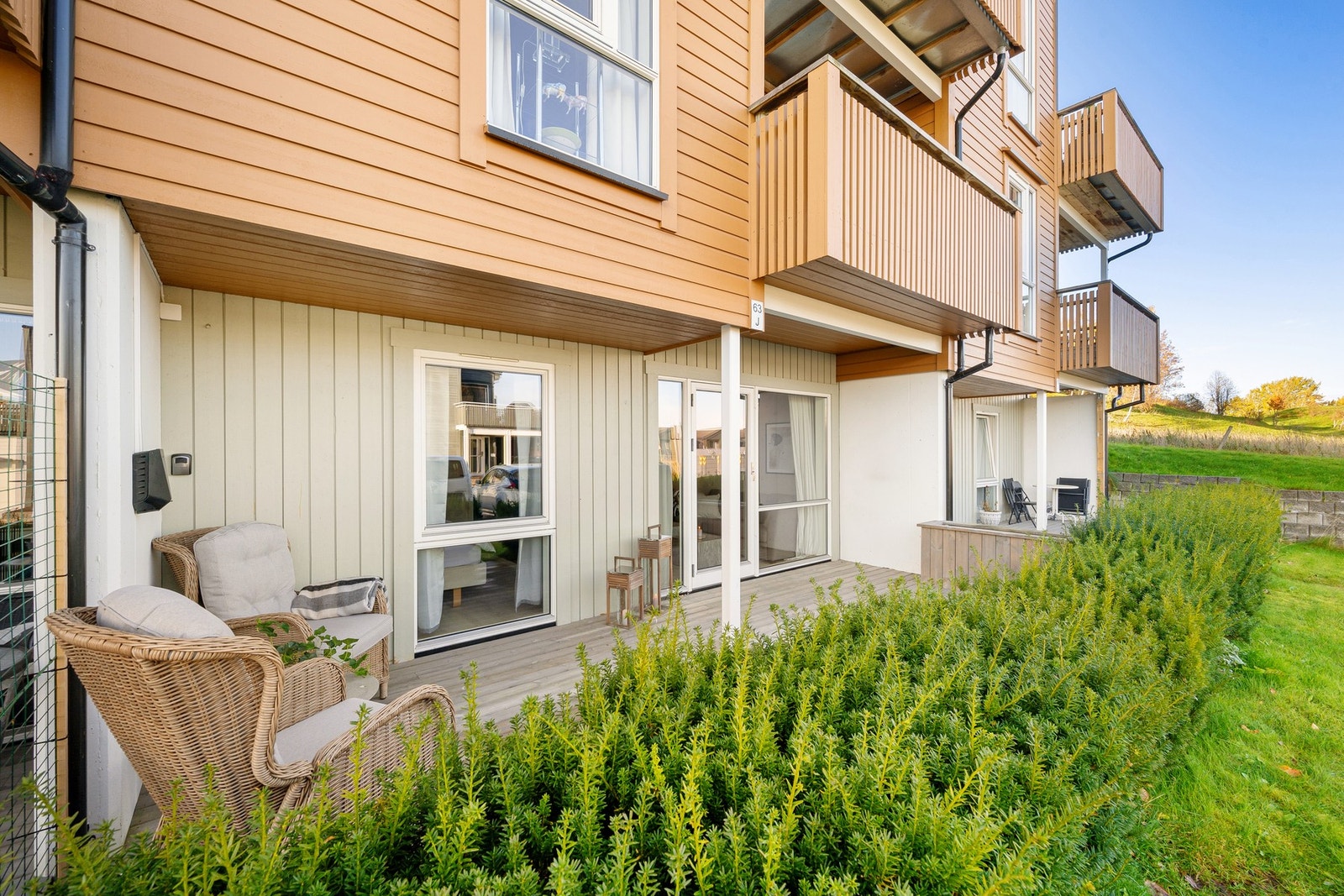 Fine grøntområder like utenfor. Galleribilde