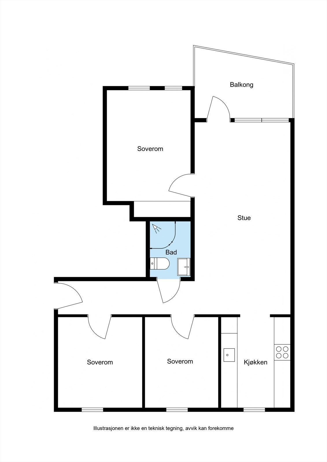 Presentasjon av leiligheten Galleribilde