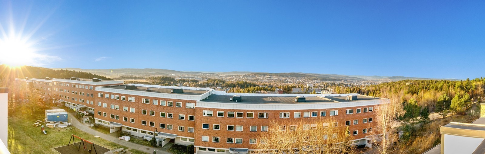 Nydelig utsikt over Store deler av nedre Romerike Galleribilde