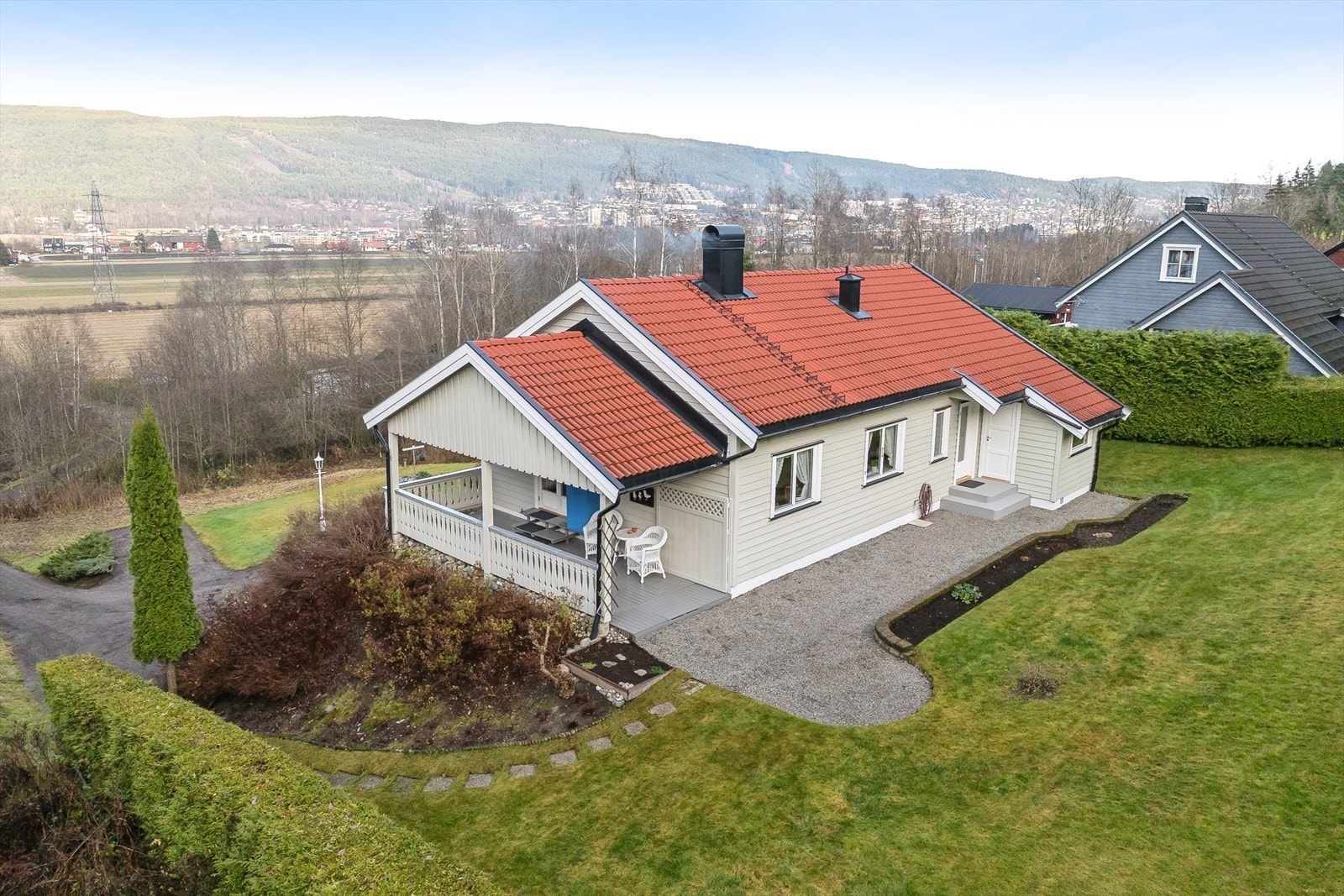 Landlig beliggenhet. Galleribilde