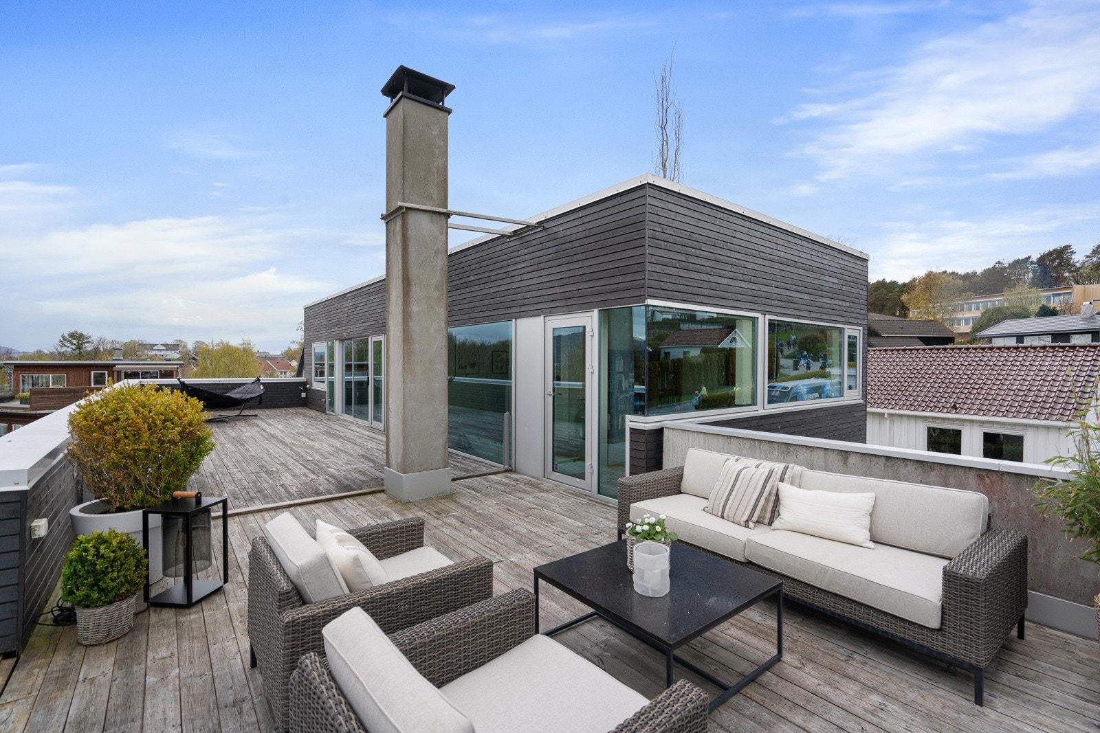 Fantastisk takterrasse på hele 76 kvm. Galleribilde