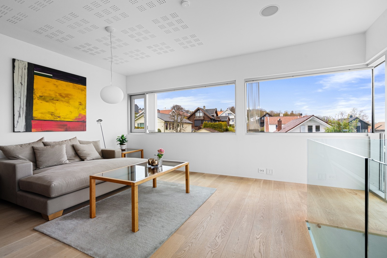 Nydelig utsikt over Gandsfjorden fra Sandnes i sør til jørpeland i nord. Imponerende utsyn på nytt år herfra. Galleribilde