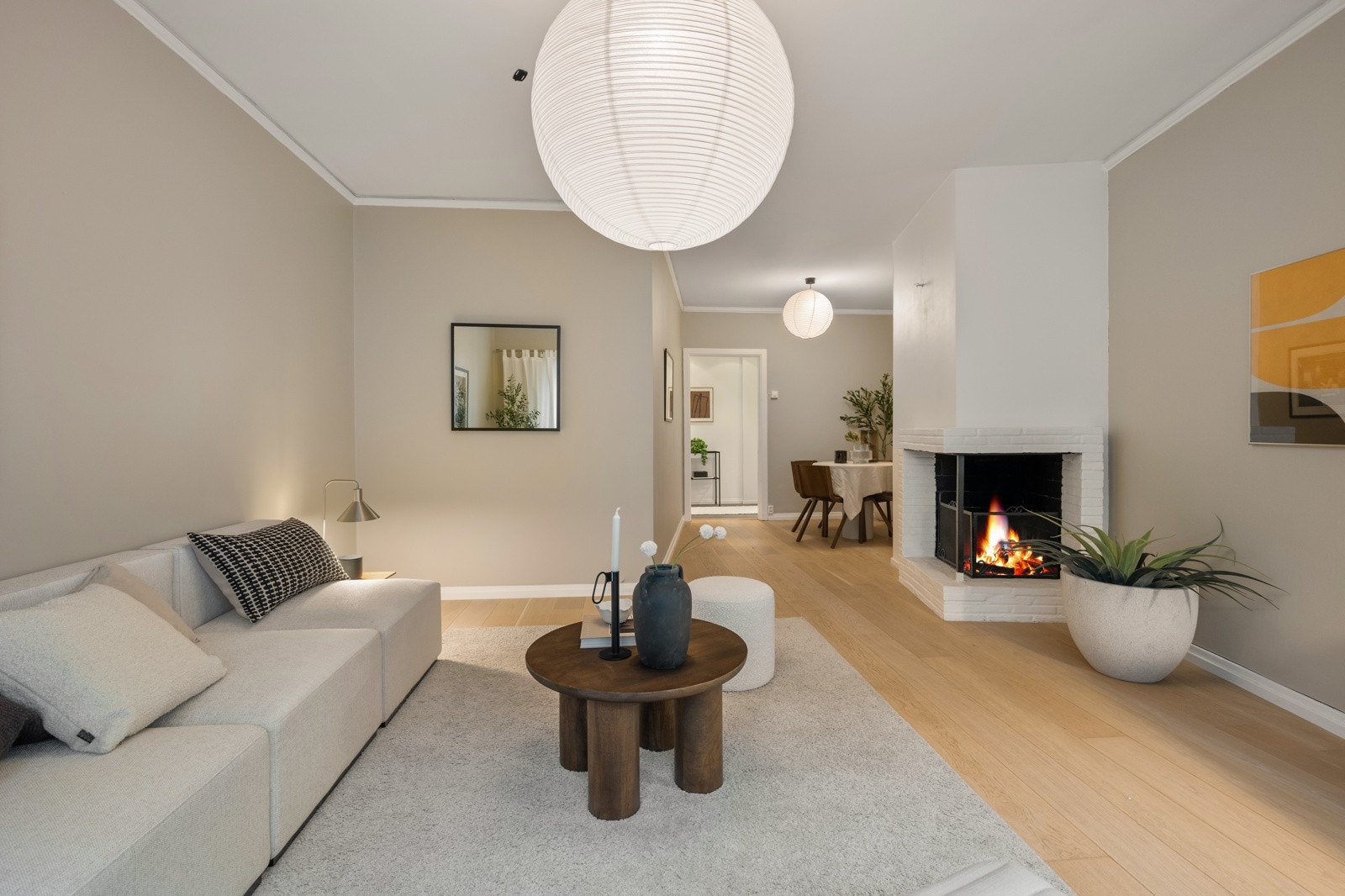 God standard med med en stilren, tidsrik innredning. Galleribilde