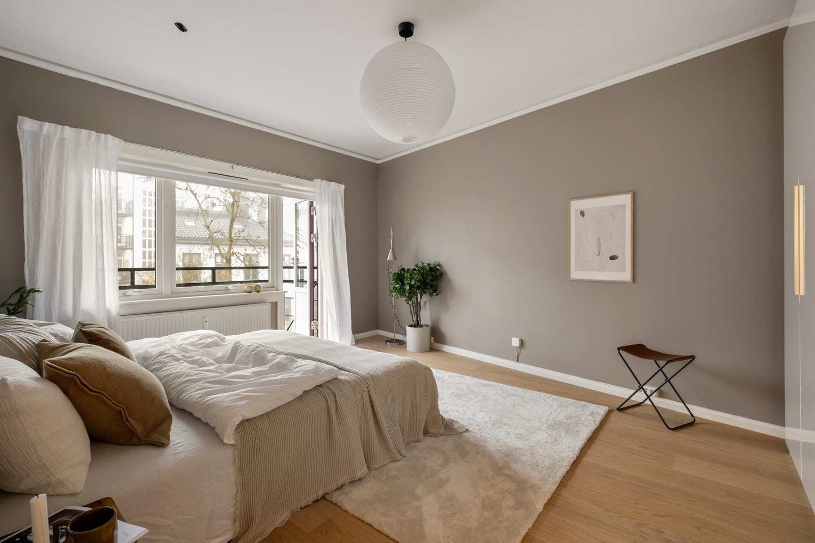 I 2020 ble det lagt nytt gulv på soverom og kjøkken. Galleribilde