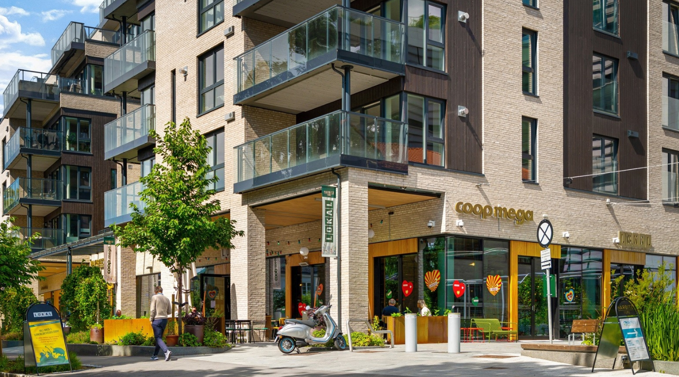 Flere butikker i nærheten. Galleribilde