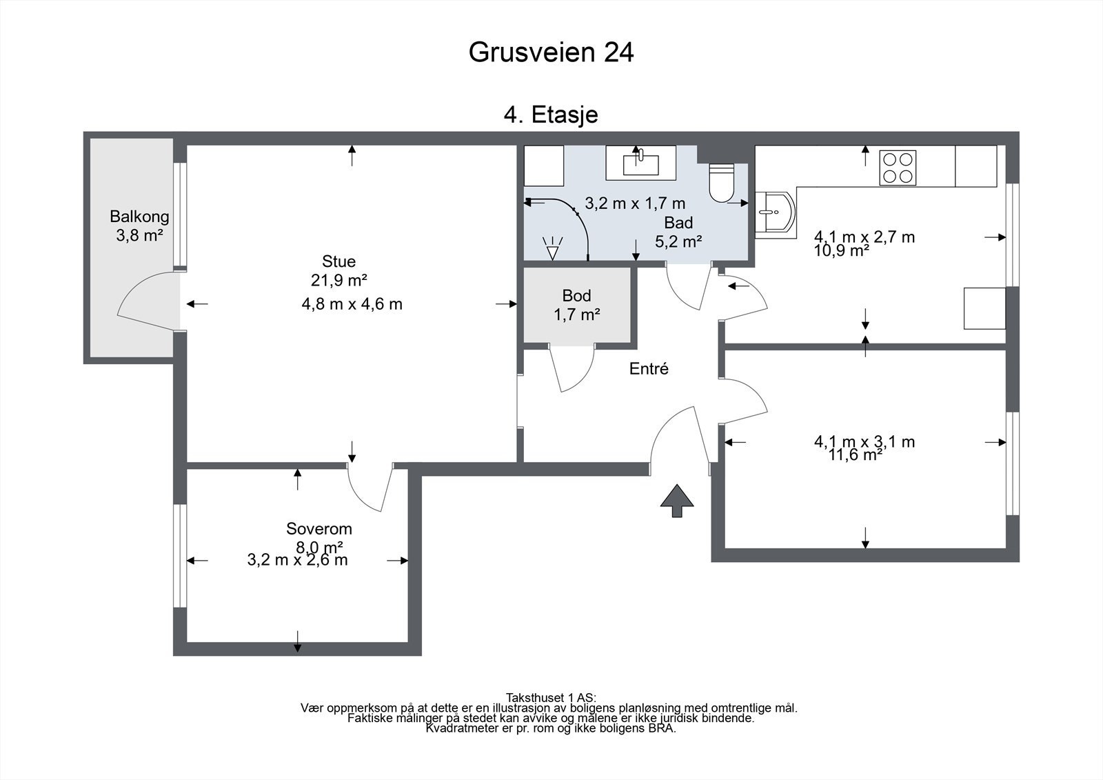 Plantegning Galleribilde