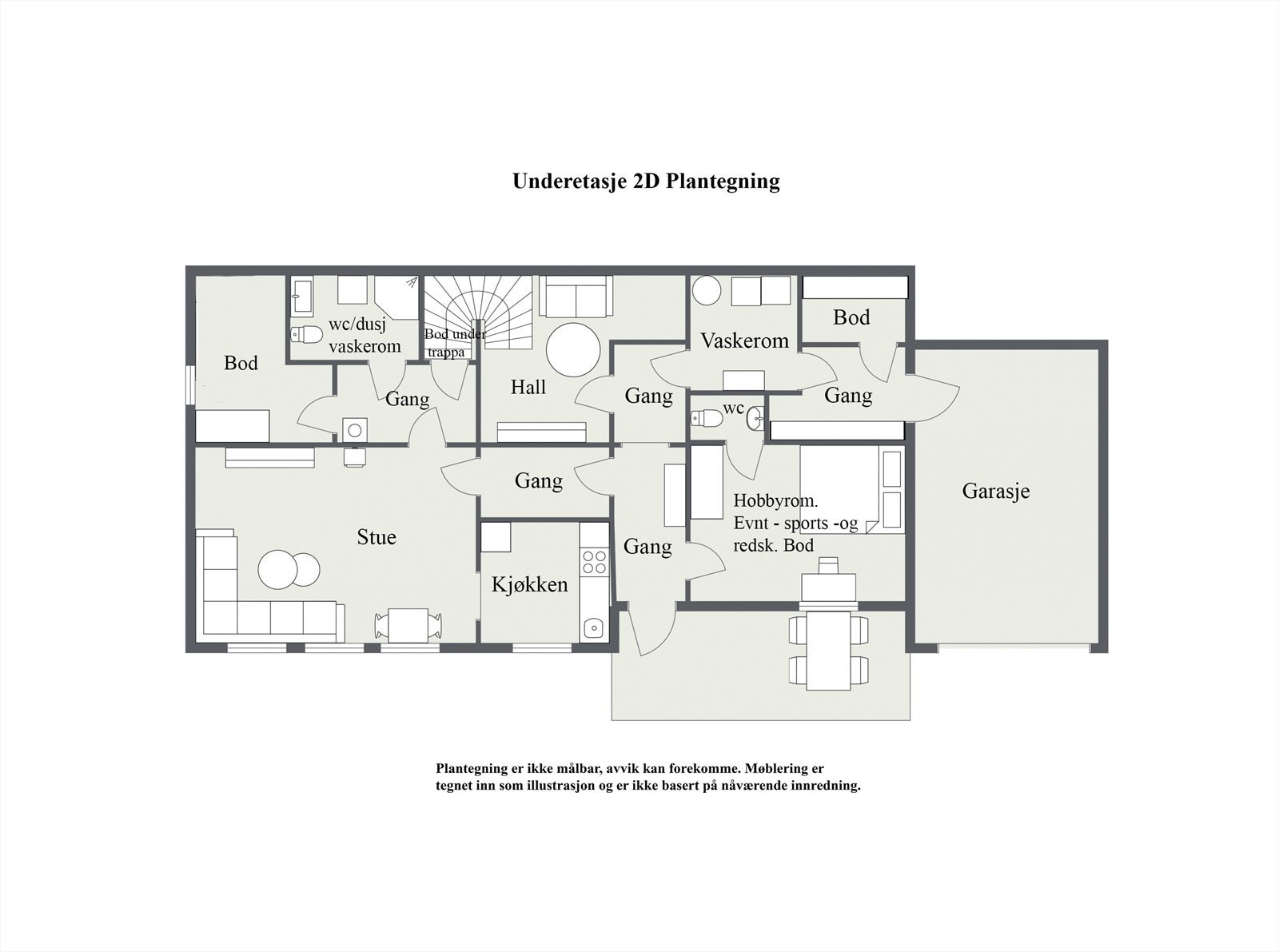 Floorplan letterhead - Halsmovegen 68 - 2. Floor - 2D Floor Plan...jpg Galleribilde