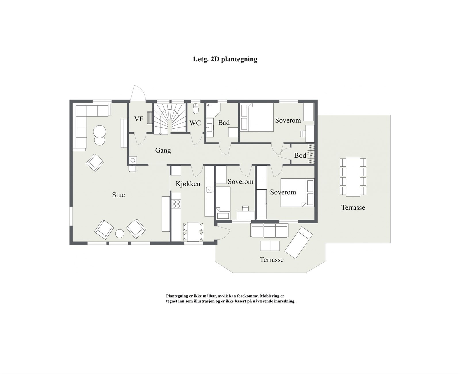 Hovedetasje - 2D Floor Plan.jpg Galleribilde