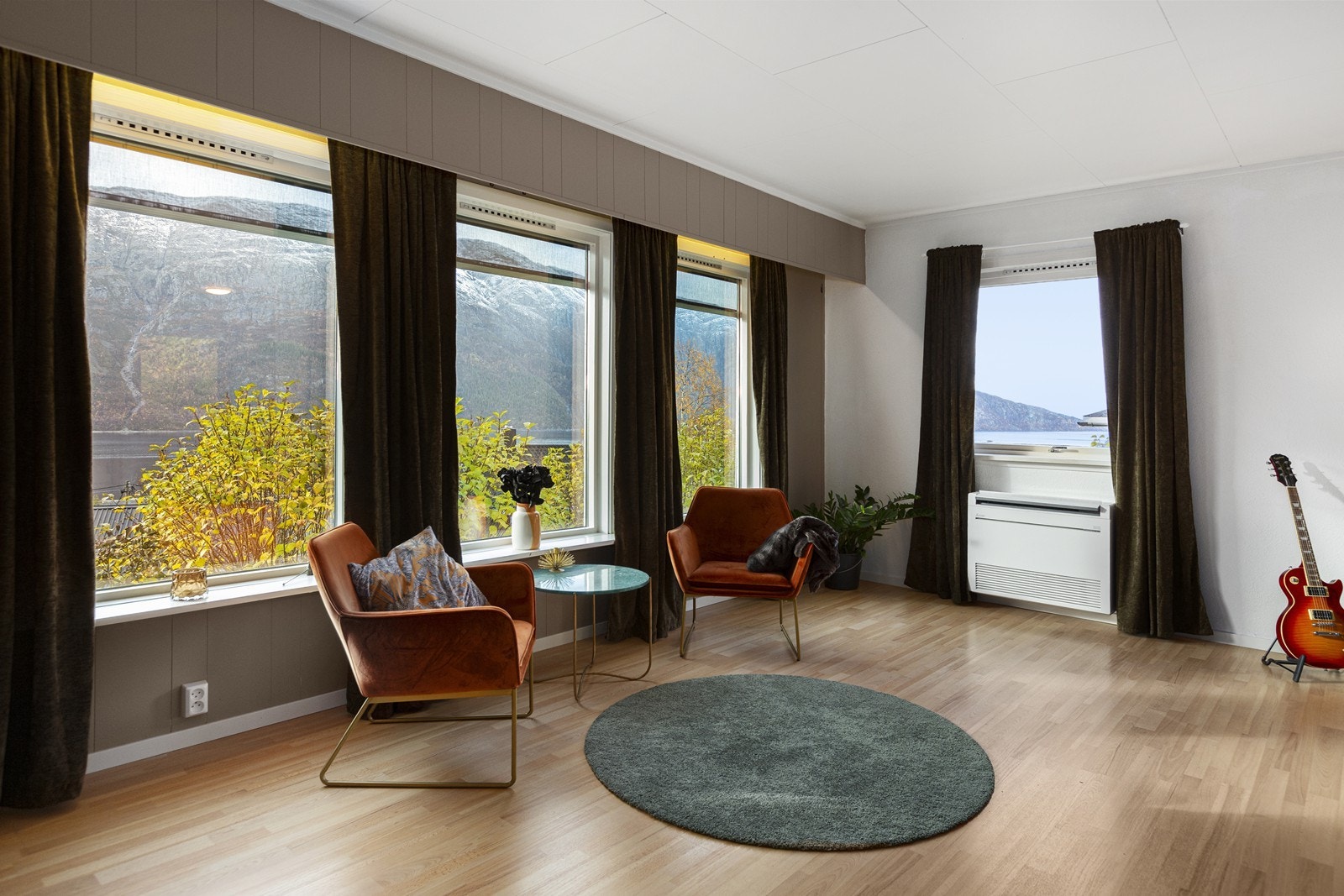 Flott utsikt fra godstolene Galleribilde