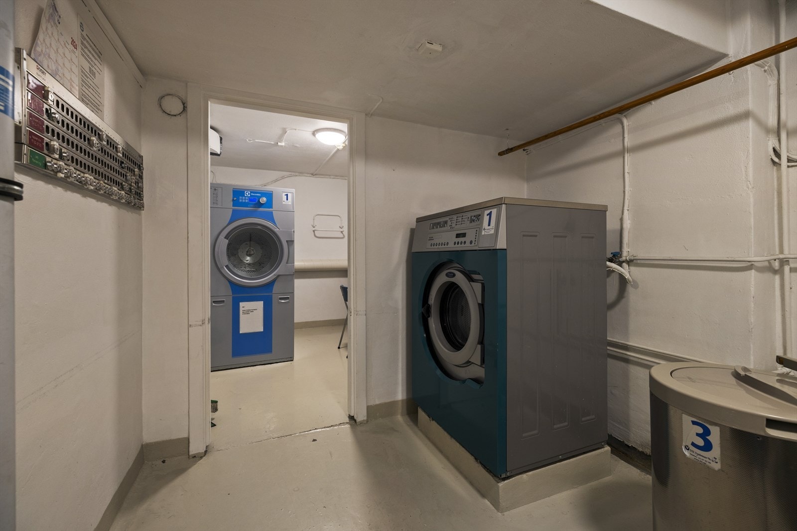 Fellesvaskeri med direkte tilgang via heis. Galleribilde