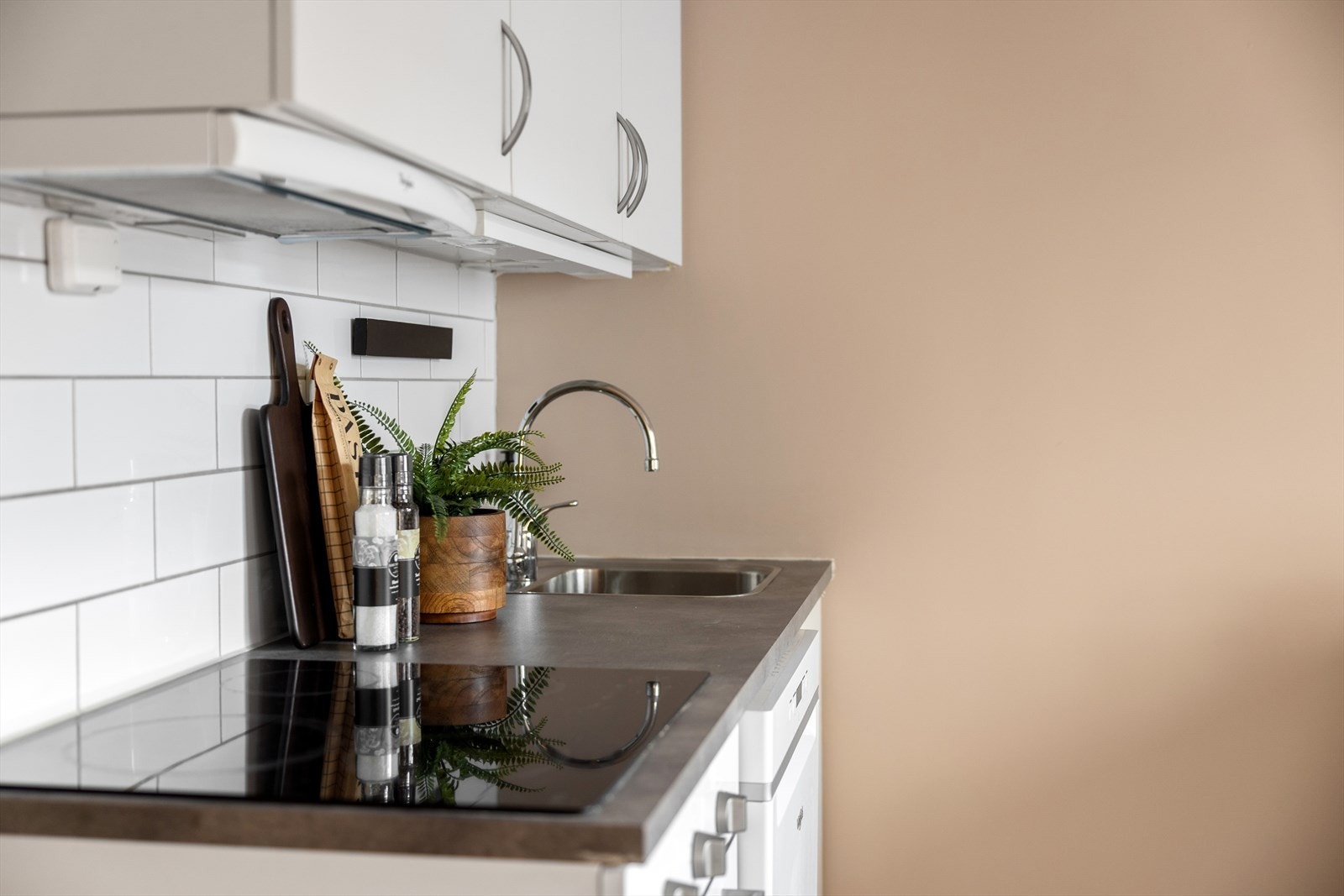 Det er rikelig med skap- og benkeplass - her blir matlaging en sann fryd! Galleribilde