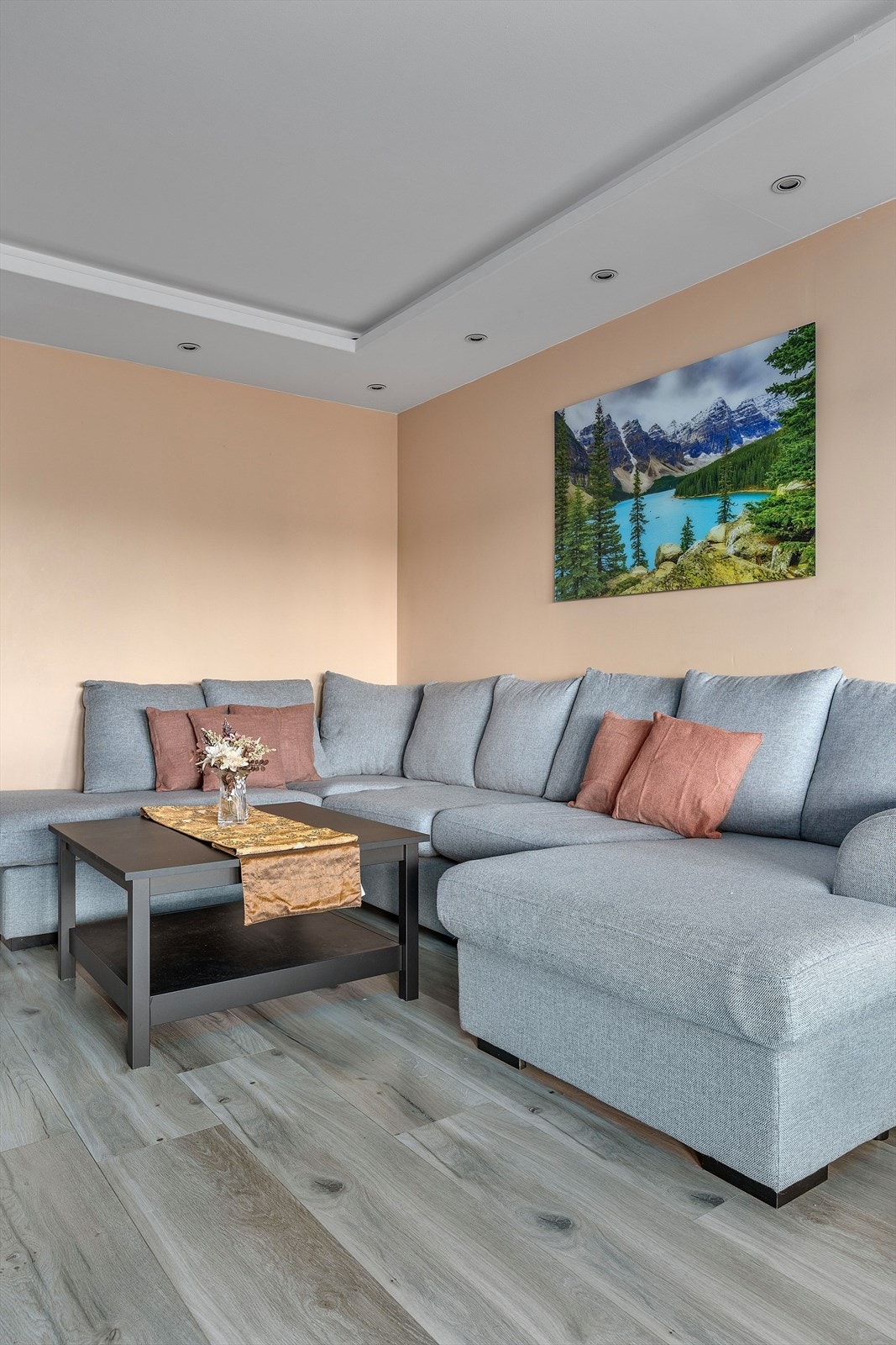 Downlights i taket fra Philips Hue med 5 års garanti - Styres med App Galleribilde