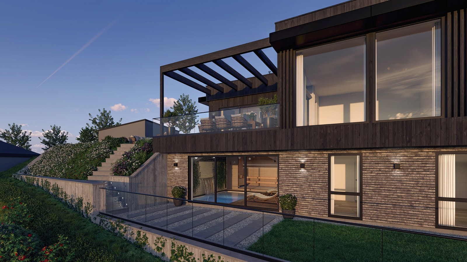 Med smarte og arealeffektive løsninger fordelt over to plan, er denne boligen skapt for å gi deg den ultimate komfort. Galleribilde