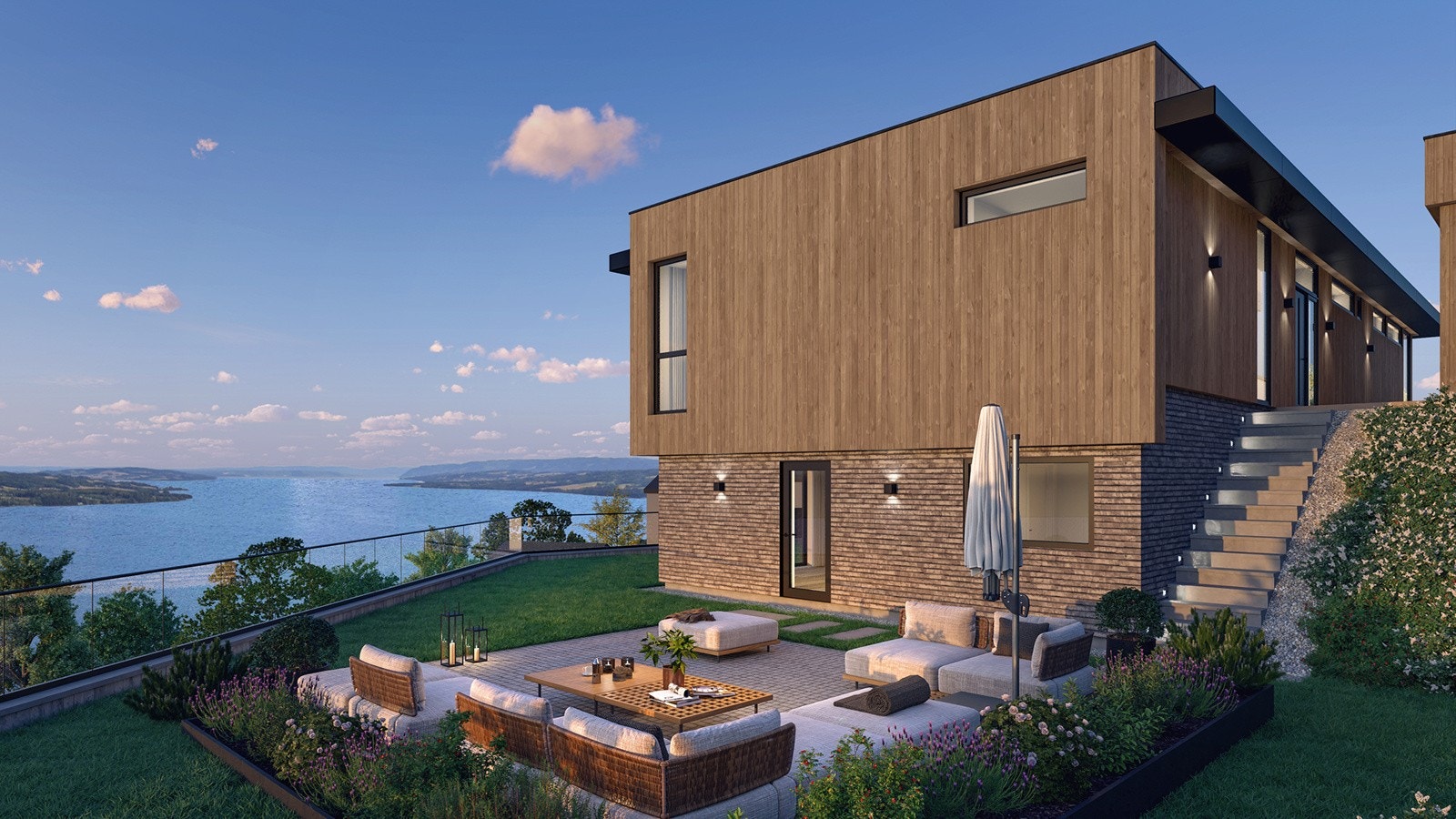 Barnefamilier vil sette pris på nærheten til skoler, barnehager og andre viktige tjenester. Galleribilde