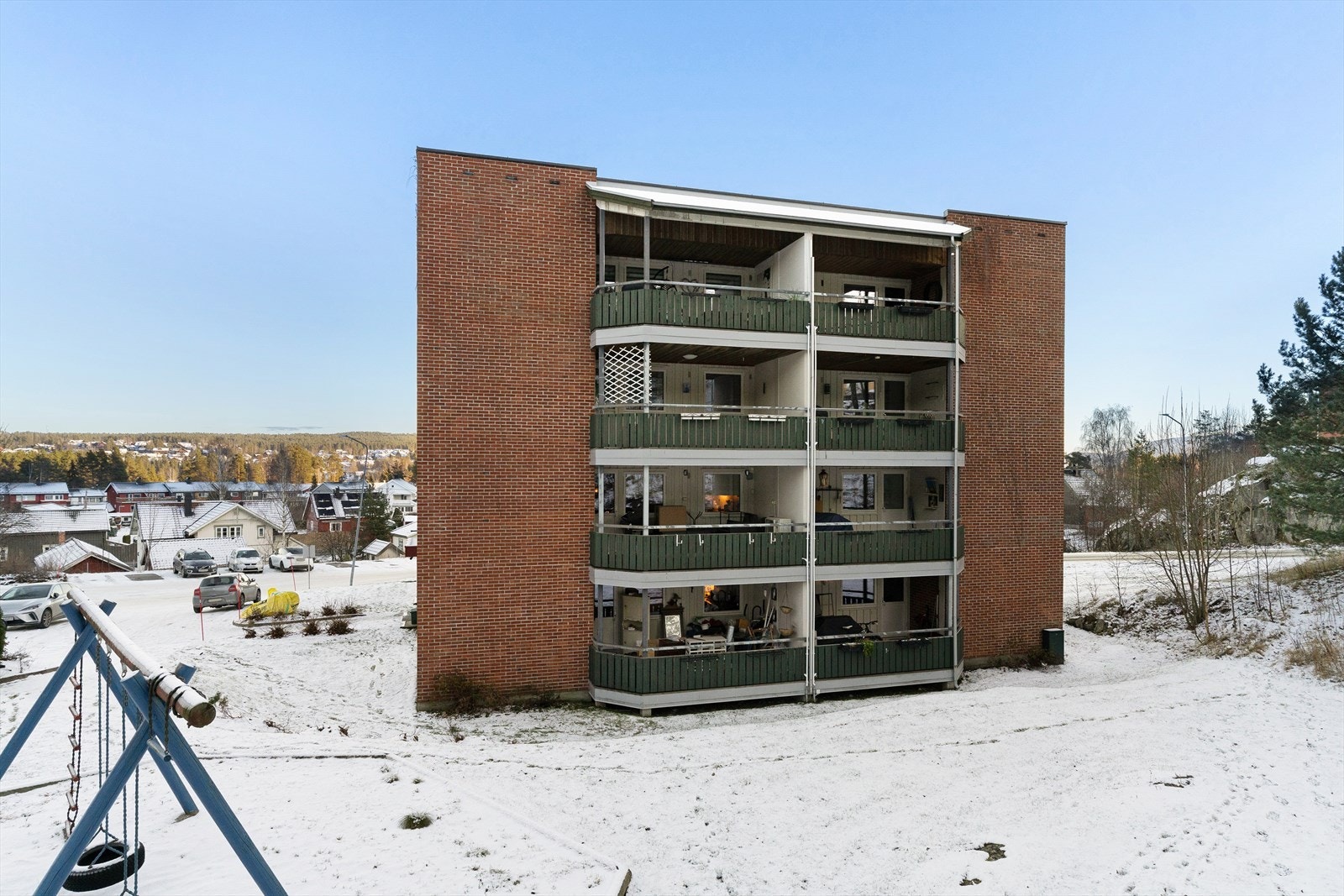 Leiligheten ligger i 3 etasje. Galleribilde